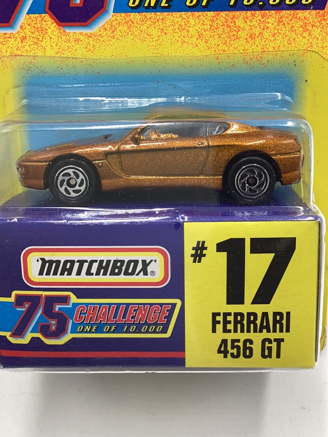 Matchbox 75 Challenge #17 Ferrari 456 GT 163G