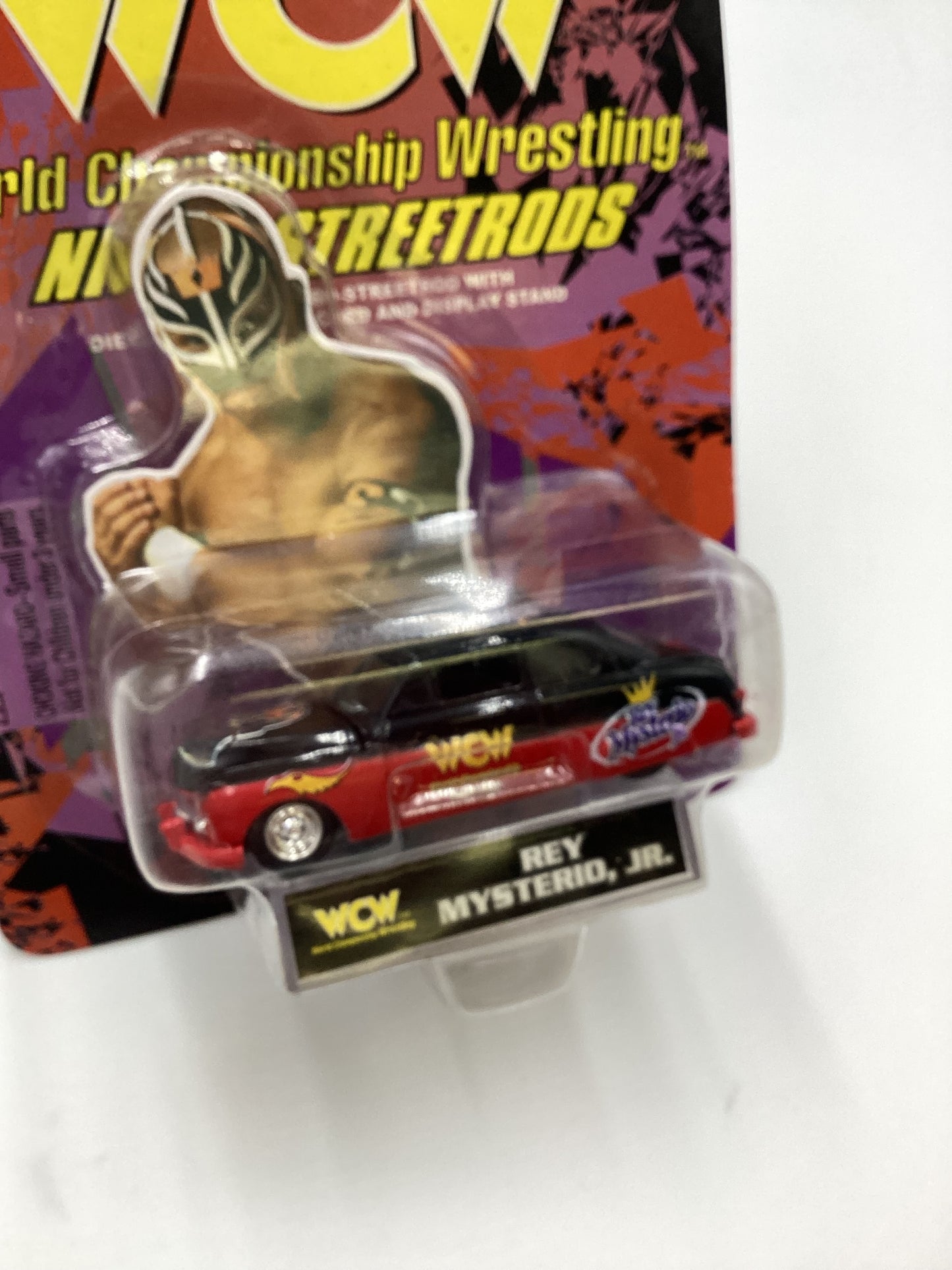 Racing Champions WCW Nitro Streetrods Rey Mysterio Jr 49 Custom Merc Black/Red SR