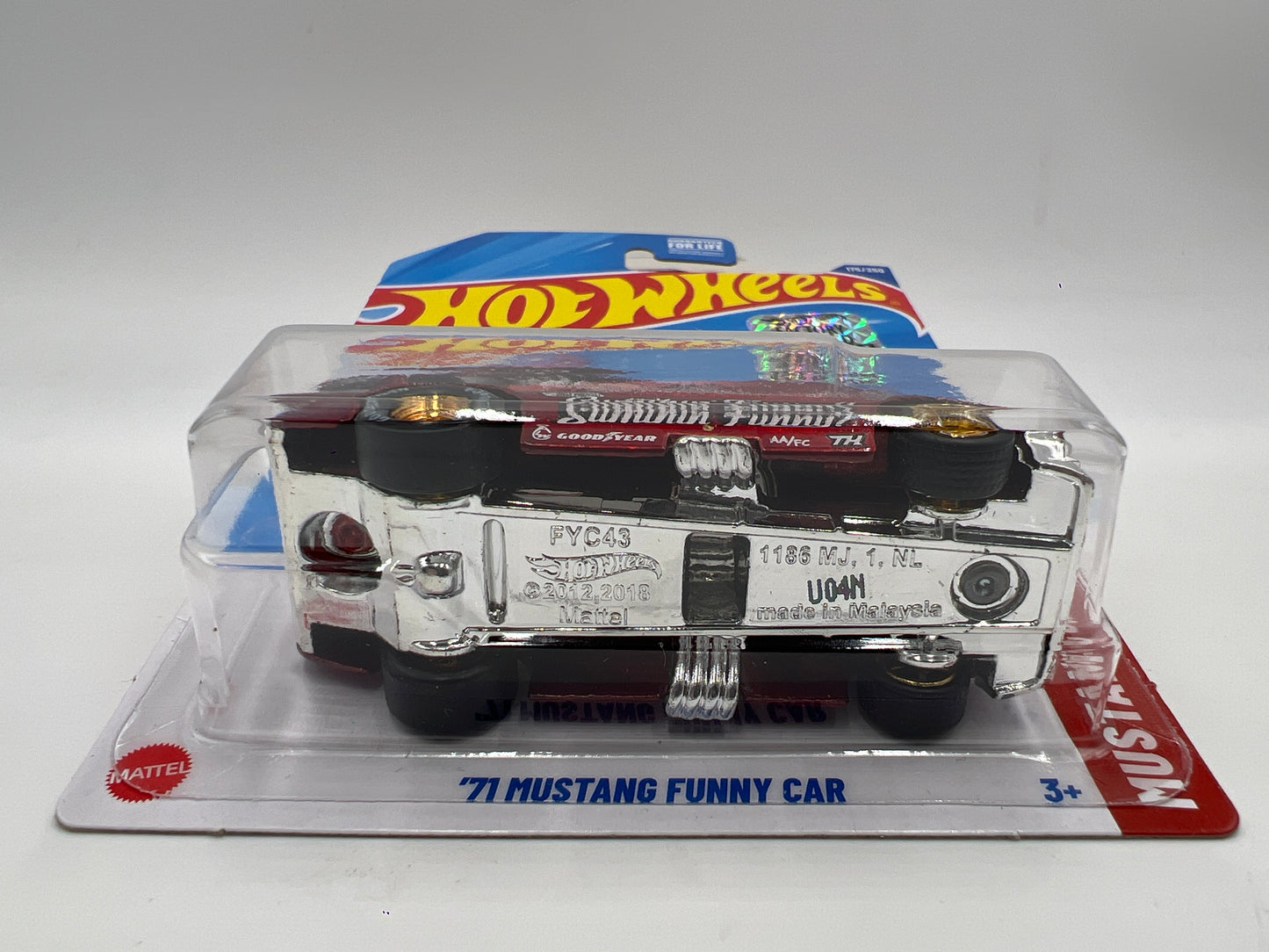 2025 Hot Wheels Factory Sealed Super Treasure Hunt #175 71 Mustang Funny Car Red W/Protector