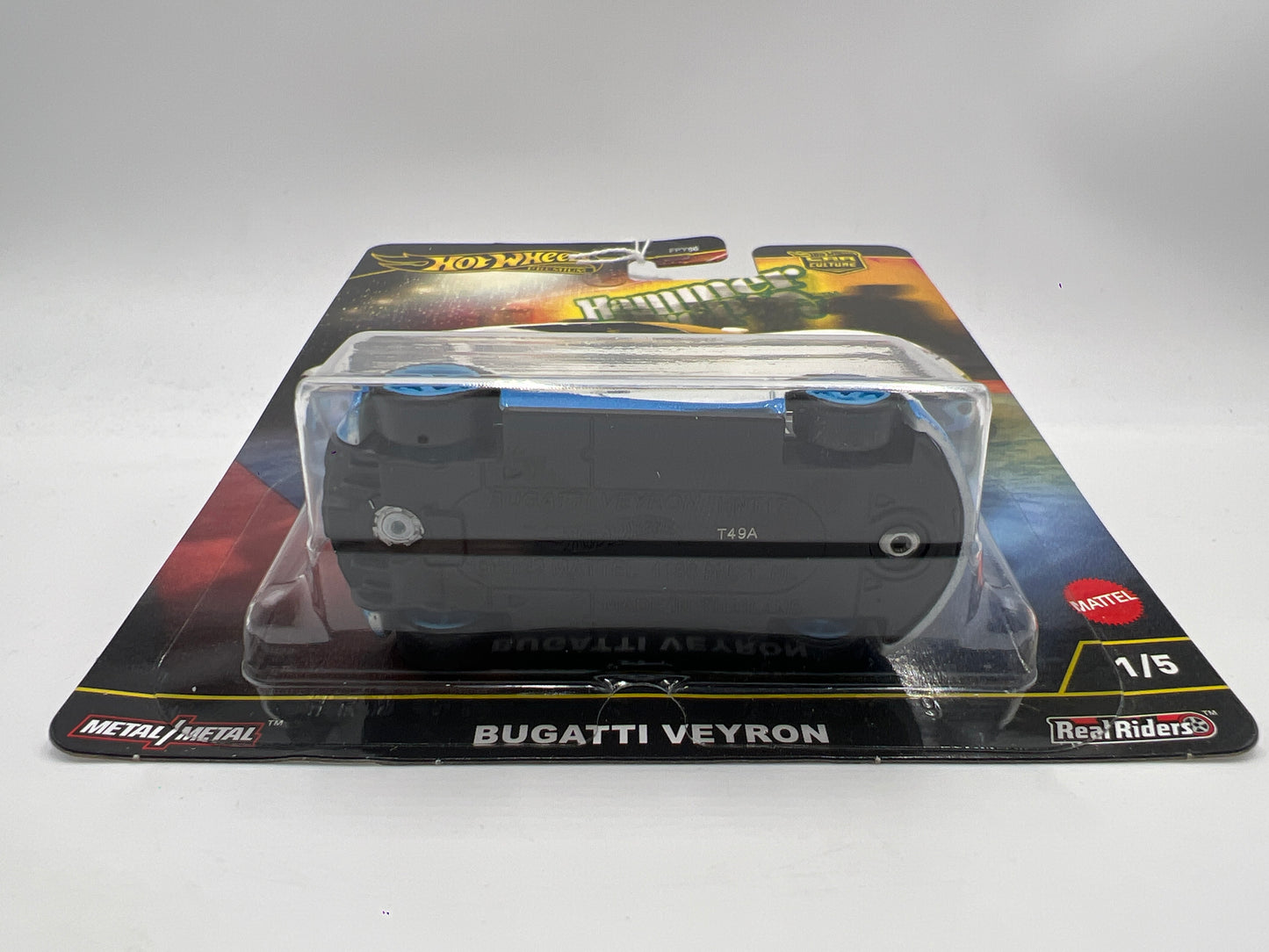 2025 Hot Wheels Car Culture Hammer Drops #1 Bugatti Veyron White/Blue 252B