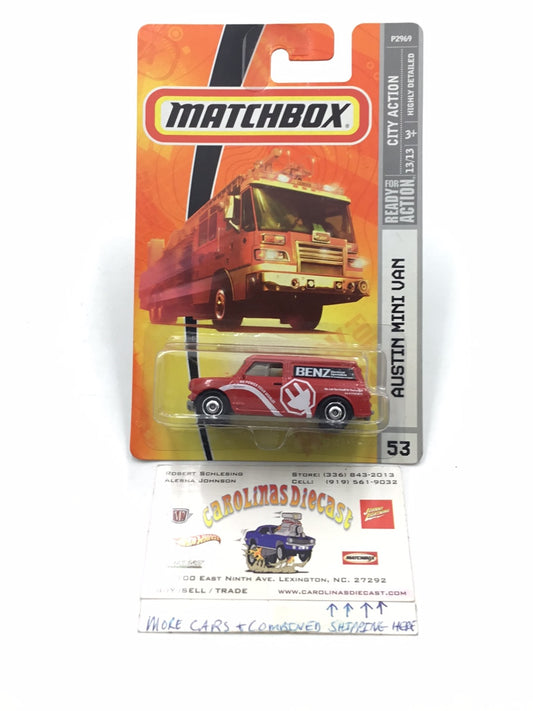 Matchbox 2008 #53 Austin mini van WW4