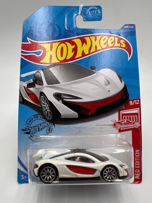 Hot Wheels Target Red Edition #149 Mclaren P1 White 148B