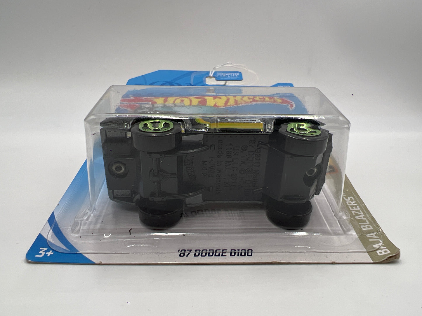 2019 Hot Wheels Baja Blazers #64 87 Dodge D100 Gray