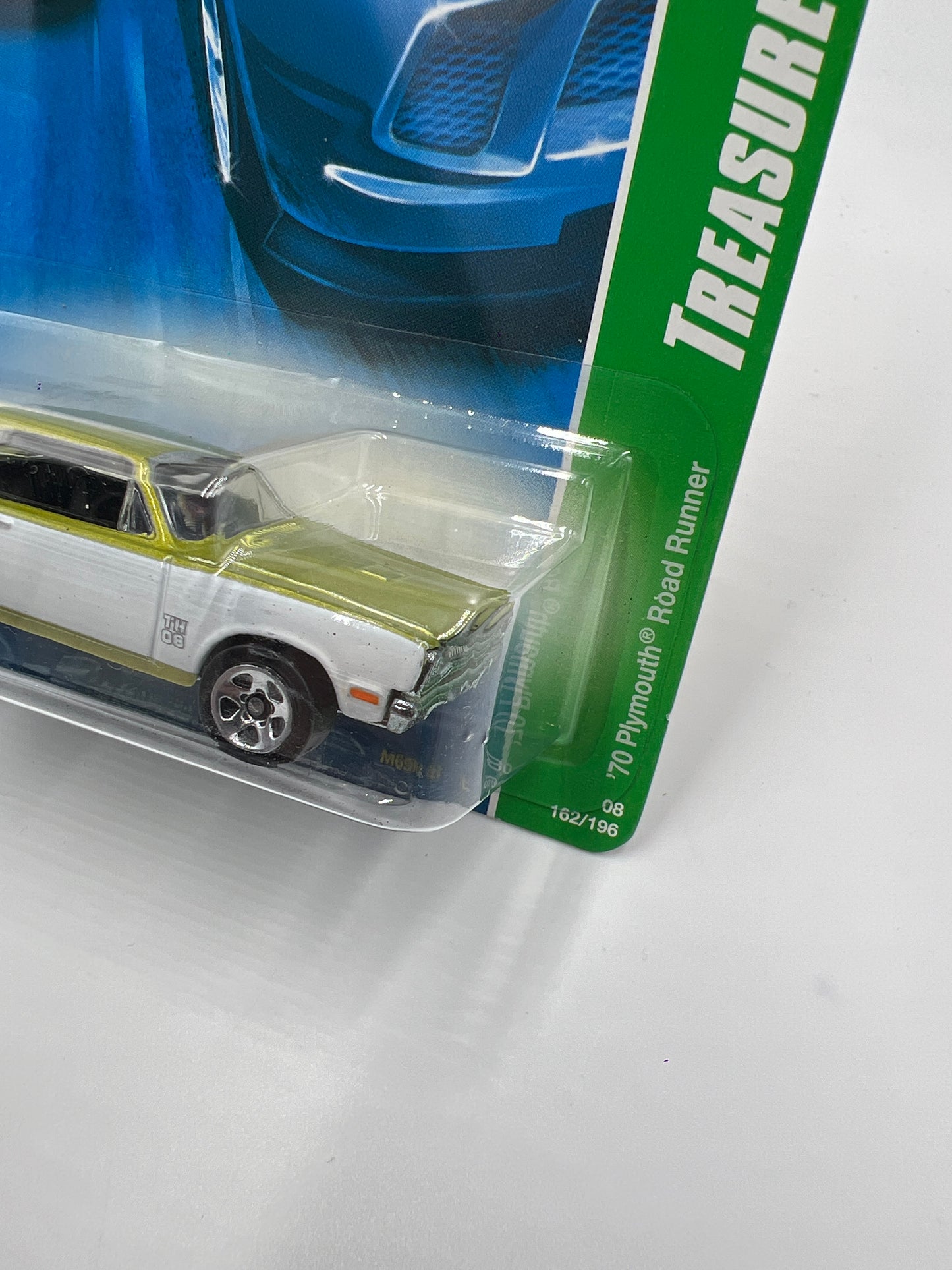 2008 Hot Wheels Treasure Hunts #162 70 Plymouth Road Runner Green/White