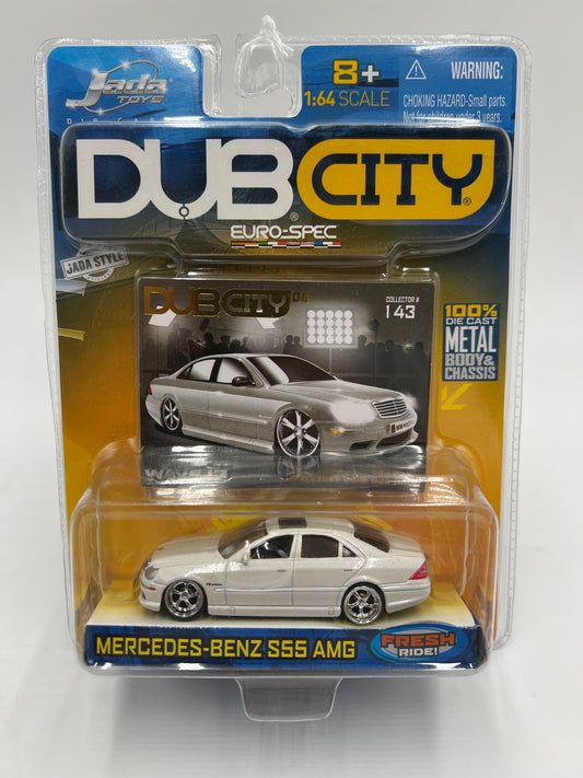 Jada Toys Dub City Euro Spec Wave 13 #143 Mercedes-Benz S55 AMG White SR