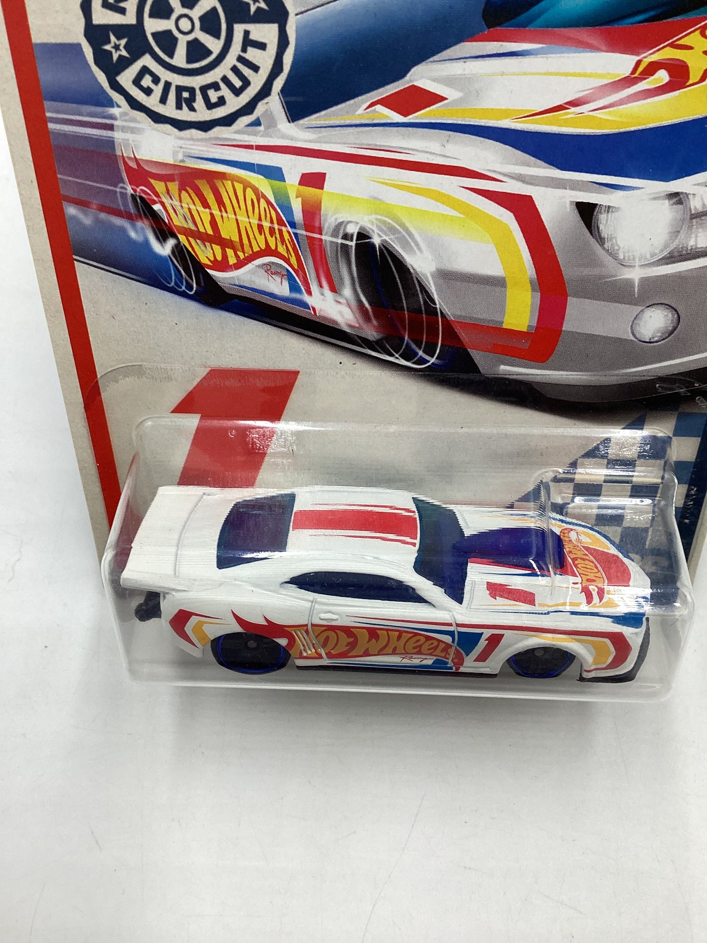 2017 Hot wheels Racing Circuit #1 10 Pro Stock Camaro White 154i