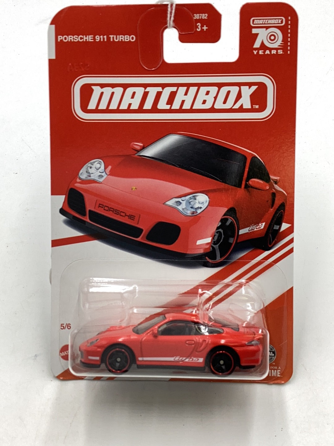 2024 Matchbox 5/6 Porsche 911 Turbo Target Red 161A