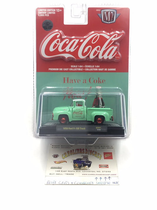 M2 Machines Coca Cola 1956 Ford F100 Chase GG01