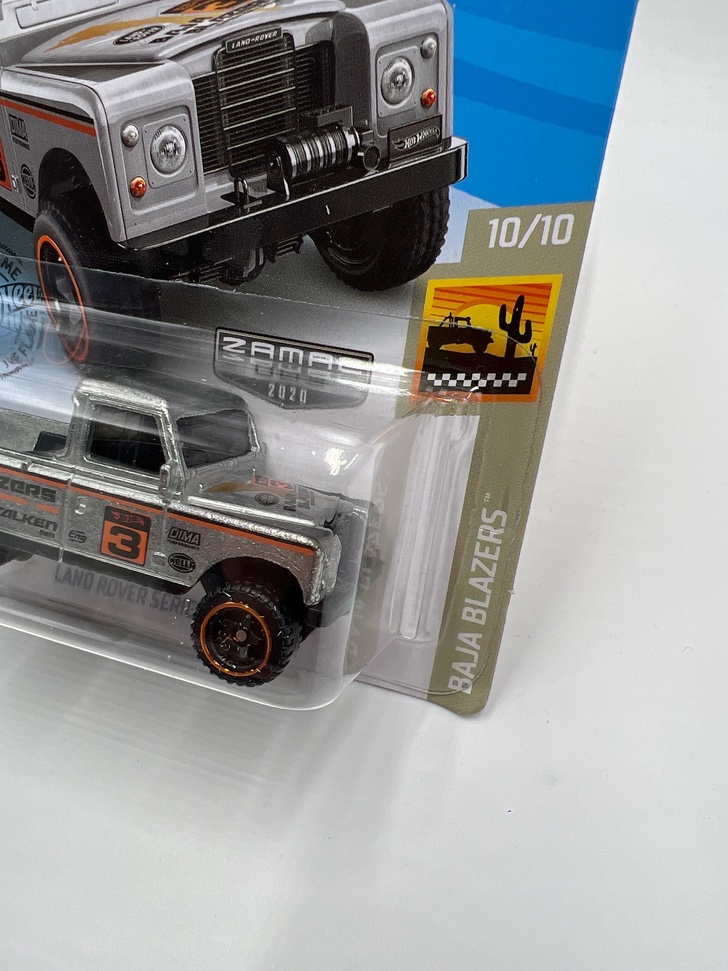 2020 Hot Wheels Walmart Exclusive Zamac 3 #3 Land Rover Series III Pickup