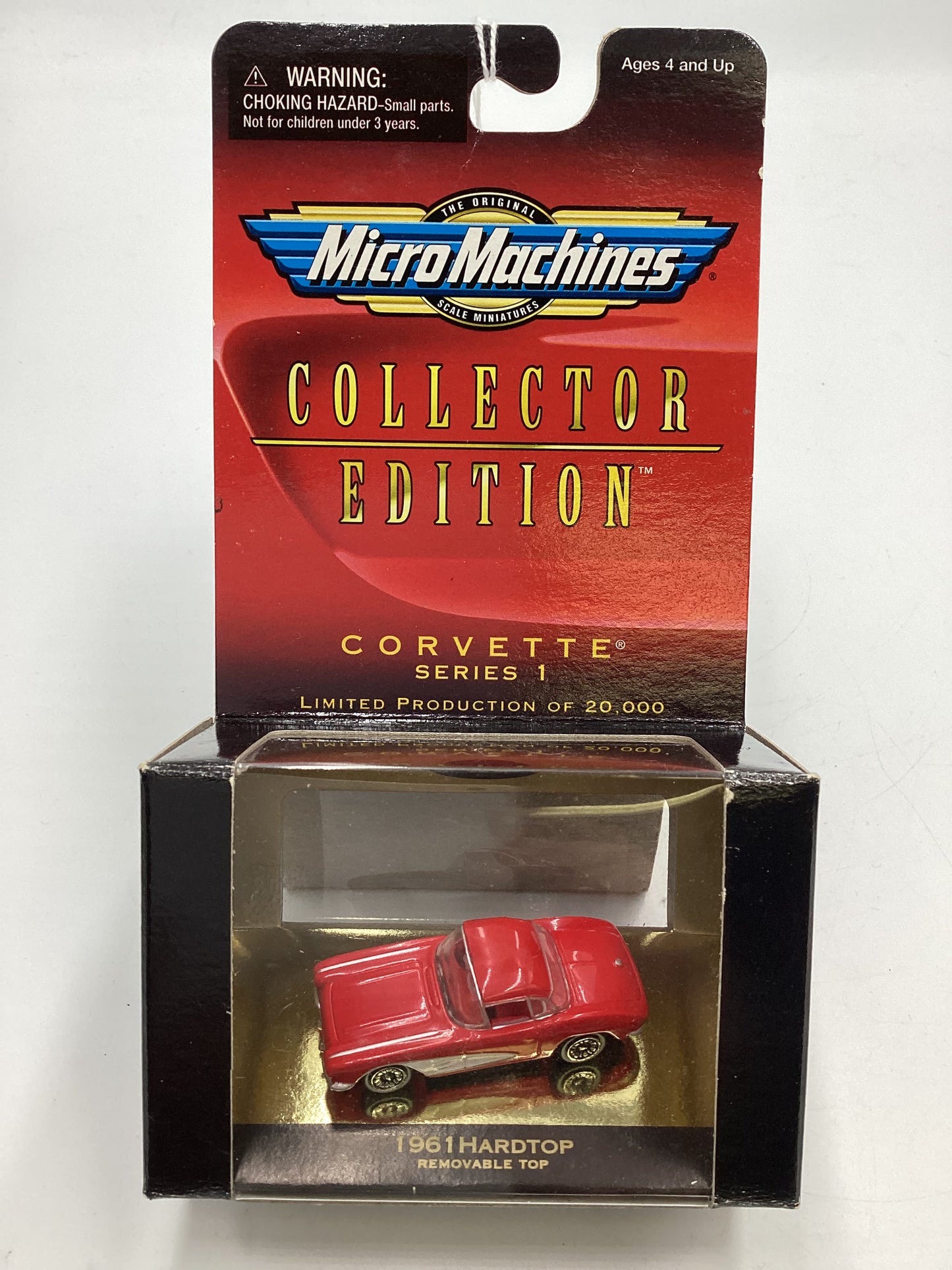 Micro Machines Collectors Edition Corvette Series 1 1961 Hardtop Red 1/20000 SR CE 3