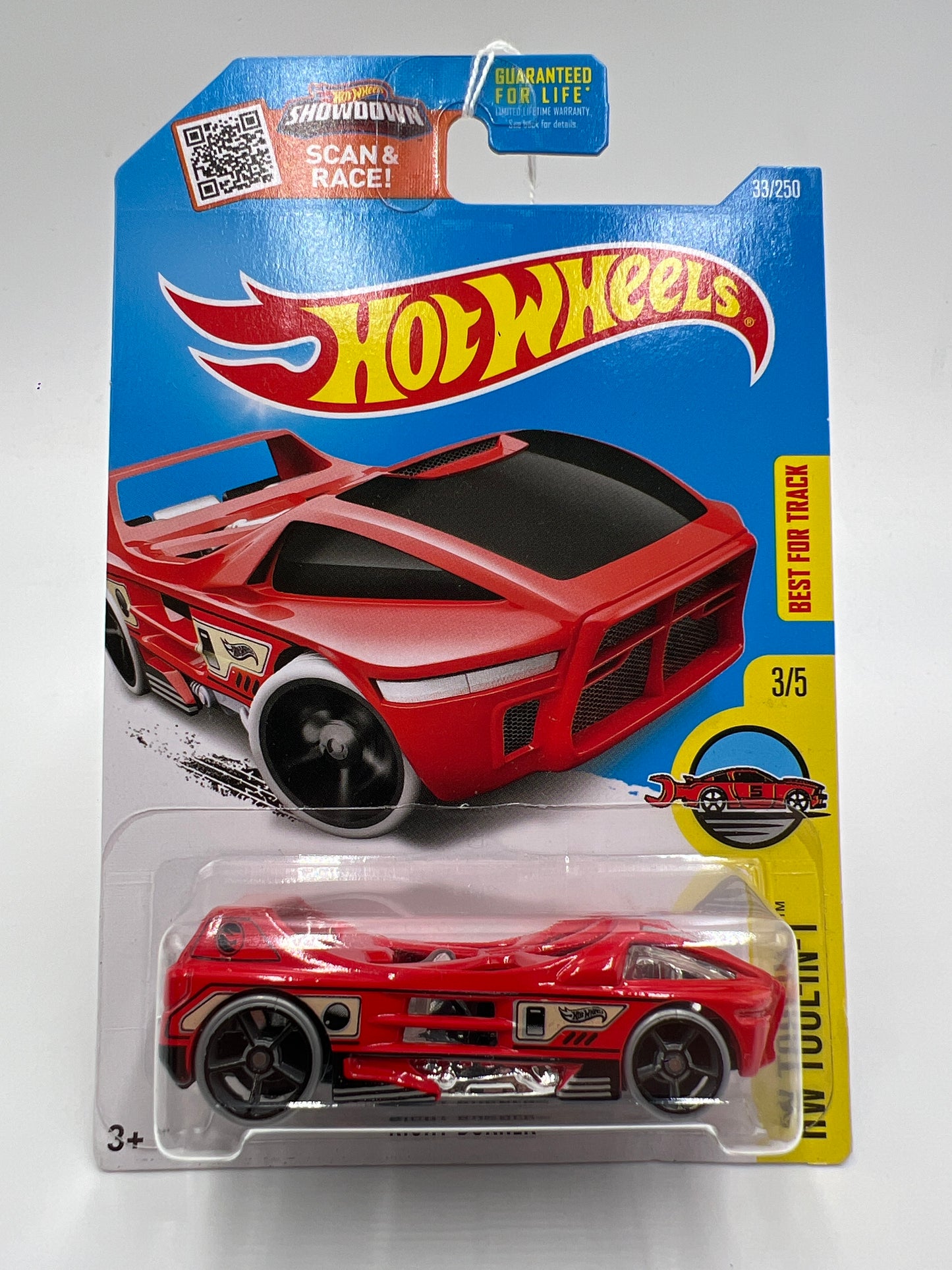 2016 Hot Wheels Tool-In-1 Treasure Hunt #33 Night Burner Red 277i