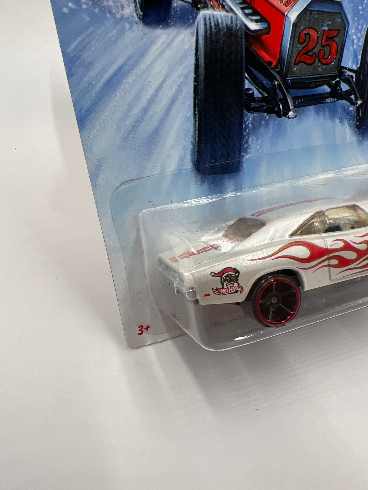 2014 Hot Wheels Holiday Hot Rods #4 70 Dodge Charger R/T White/Red