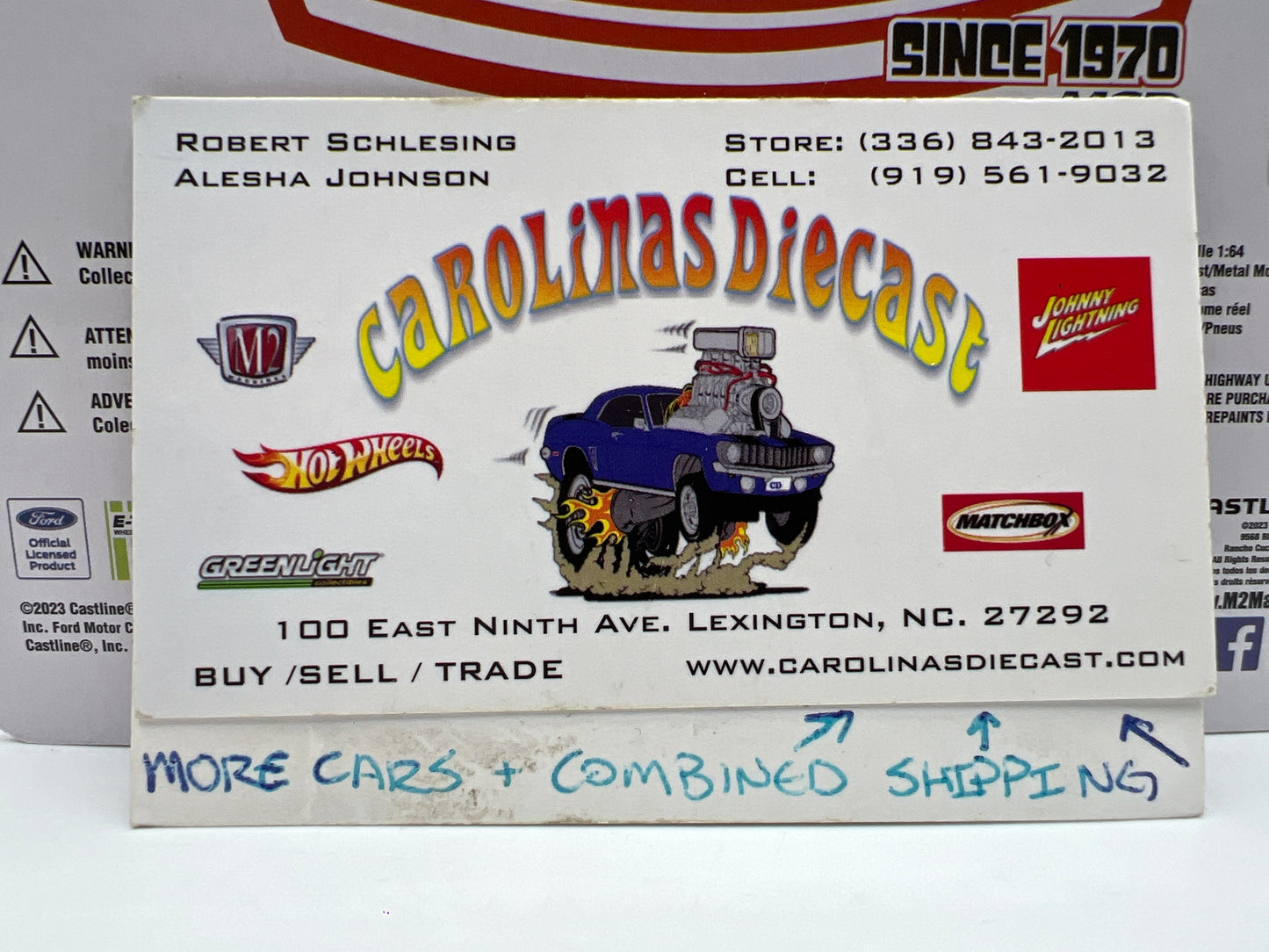 M2 Machines Auto-Drivers 1970 Ford Mustang Blue MSD R92 189E