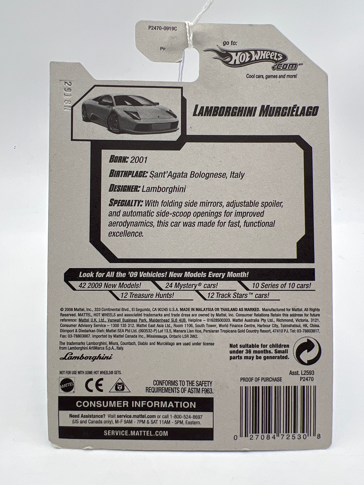 2009 Hot Wheels Dream Garage #150 Lamborghini Murcielago Green