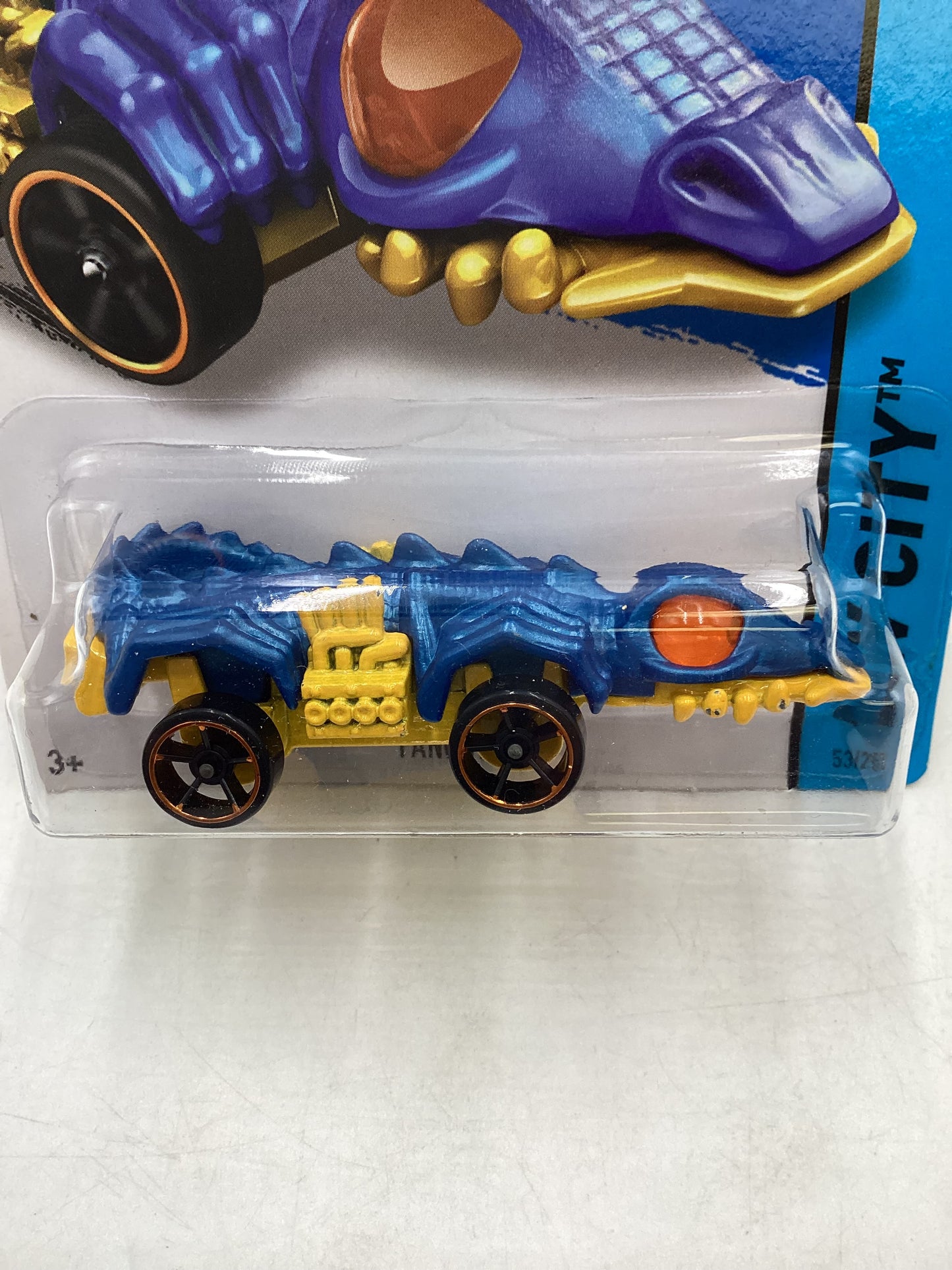 2014 Hot Wheels Treasure Hunt #53 Fangster Blue 277B