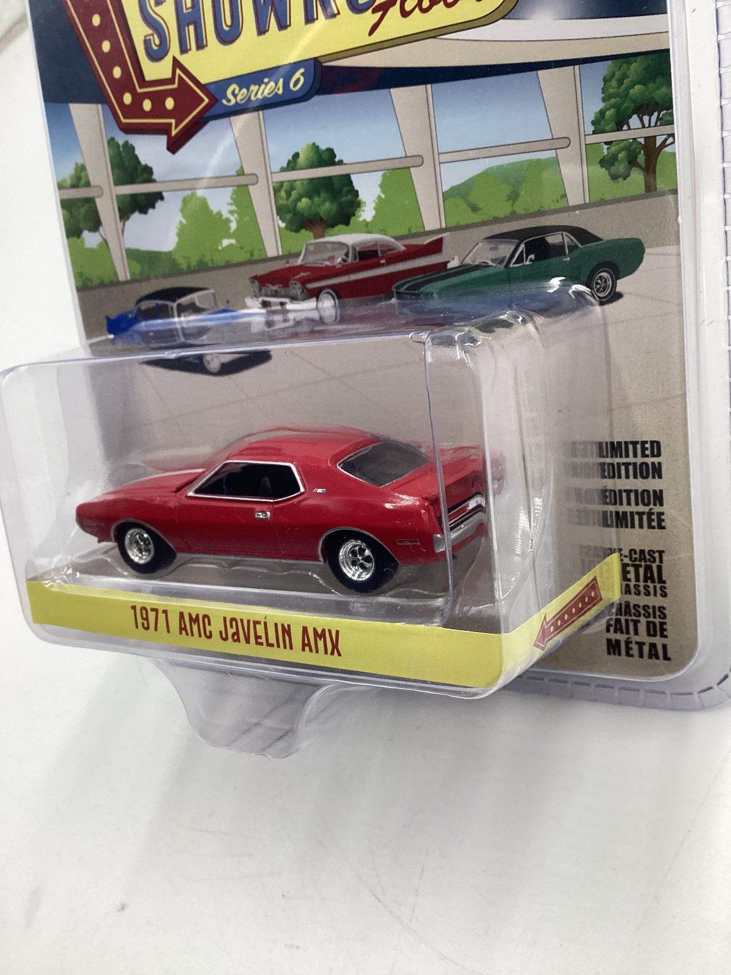 Greenlight GL Showroom Floor Series 6 1971 AMC Javelin AMX Red 178A