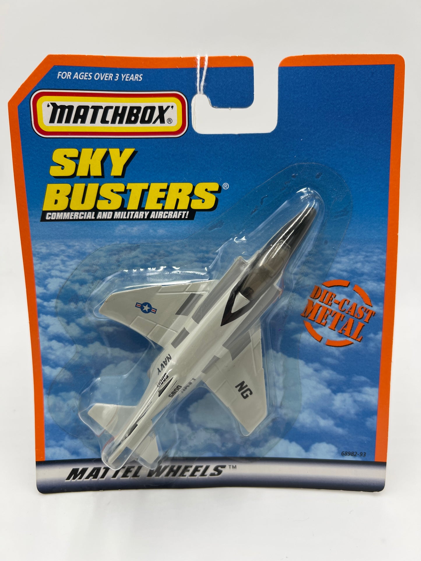 1999 Matchbox Sky Busters F4-E Navy NG Fighter Jet