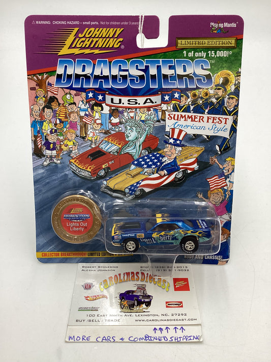 Johnny Lightning Dragsters U.S.A #8880/15000 Lights Out Liberty Blue 186D