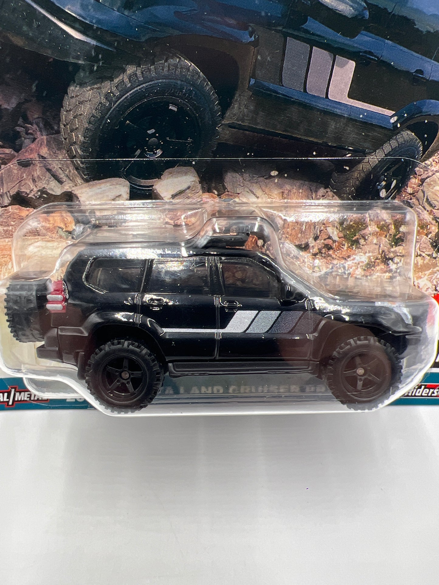 Hot Wheels Premium Car Culture CHASE HW Off Road #0 2005 Toyota Land Cruiser Prado Black W/Protector