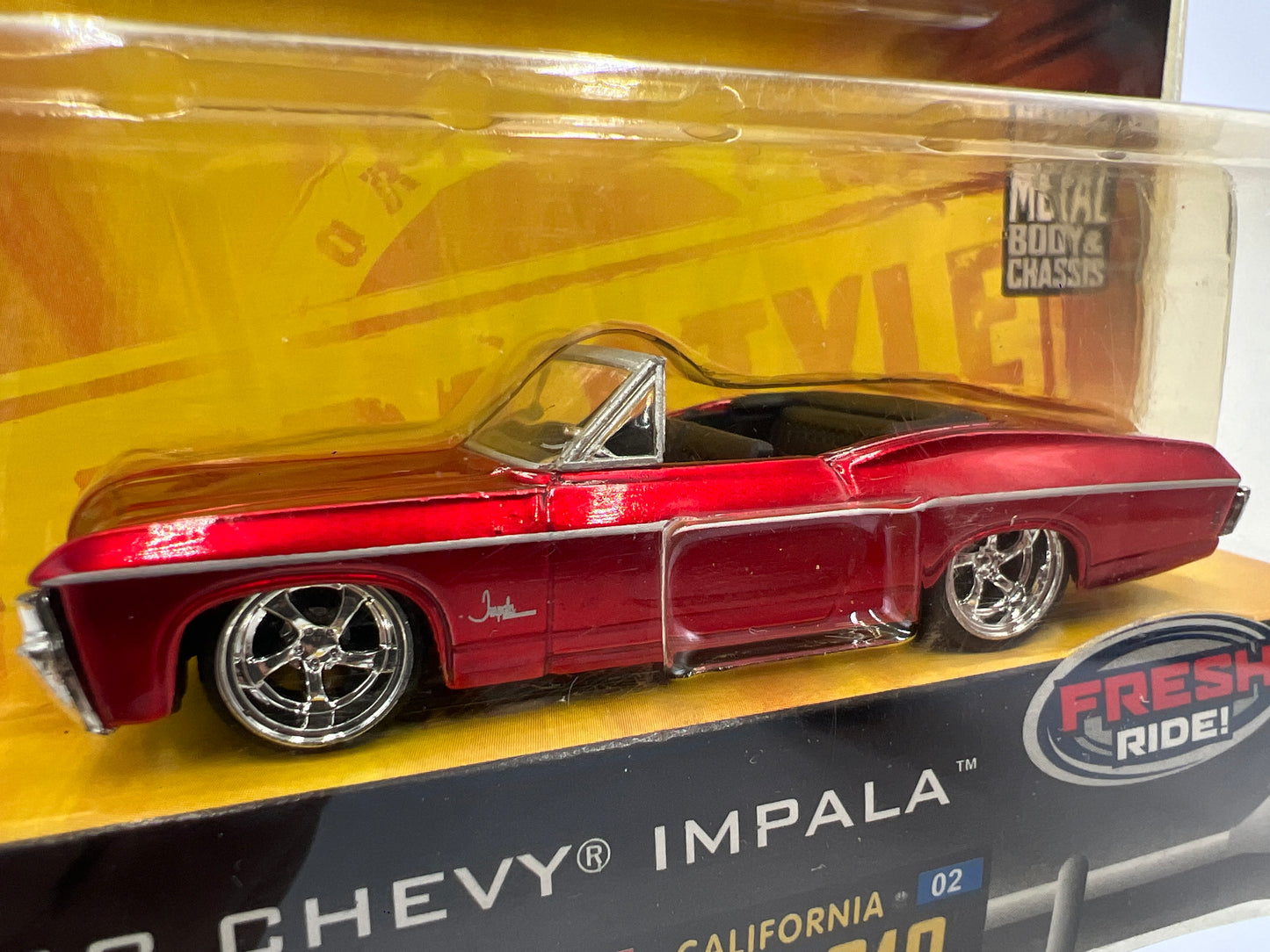 2006 Jada Dub City Old Skool Wave 2 #19 68 Chevy Impala Red SR