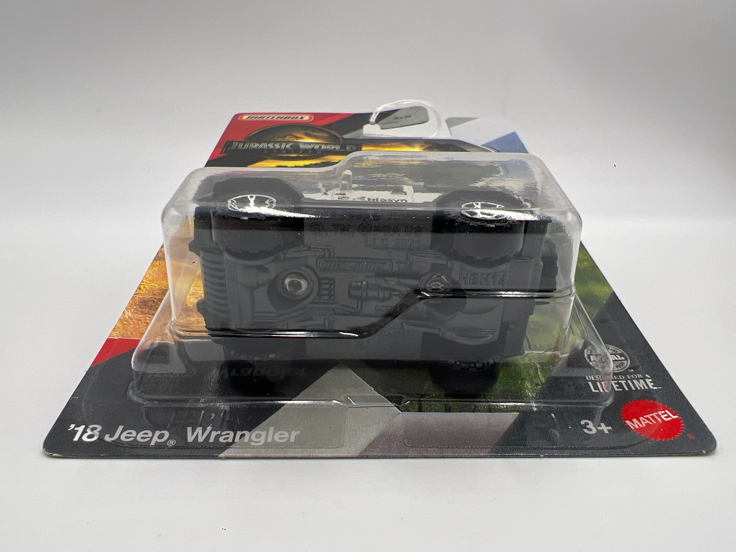 2025 Matchbox Jurassic World Rebirth 18 Jeep Wrangler White 161D