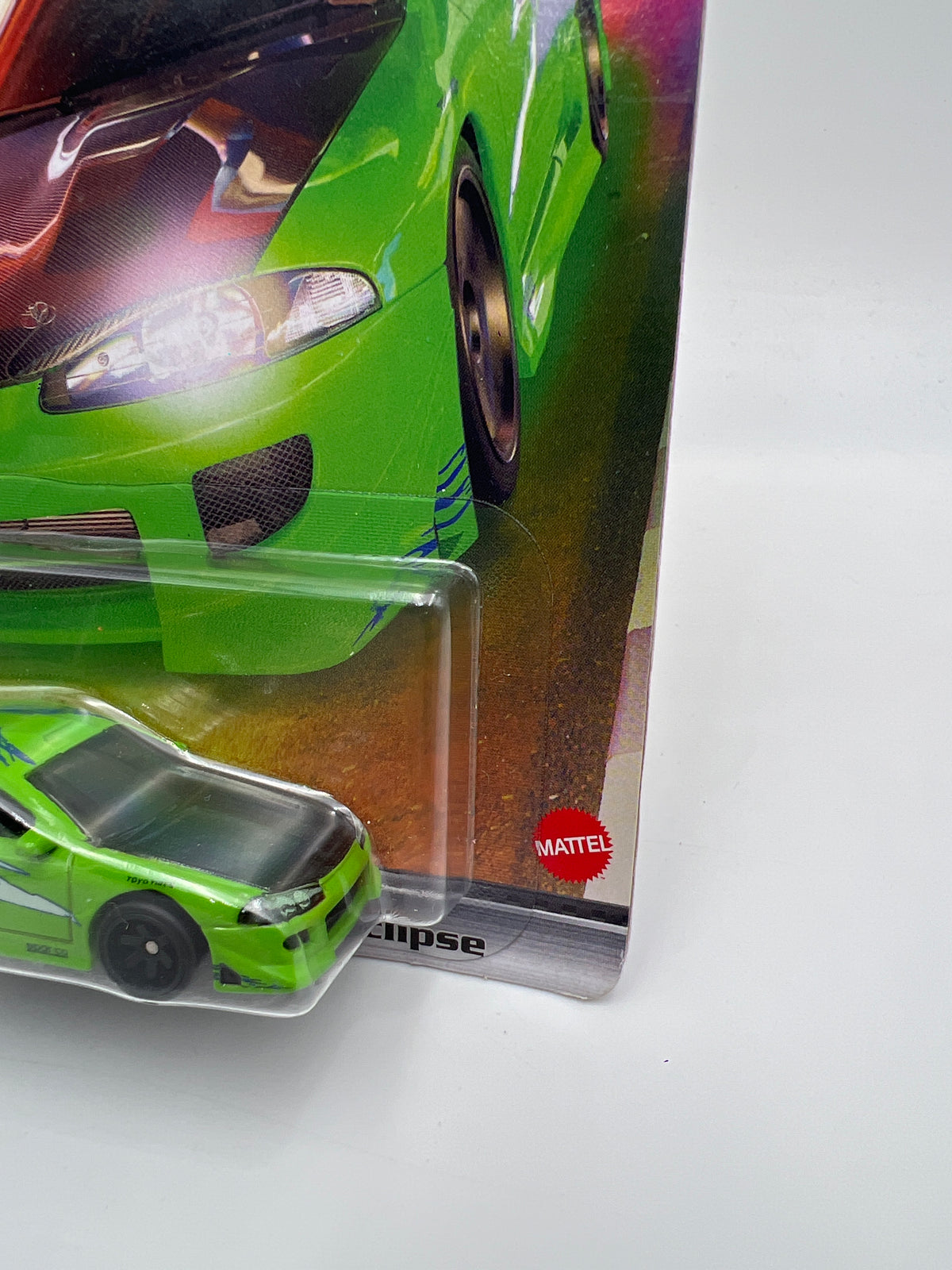 Hot Wheels Premium Fast & Furious #1 95 Mitsubishi Eclipse Green W/Protector