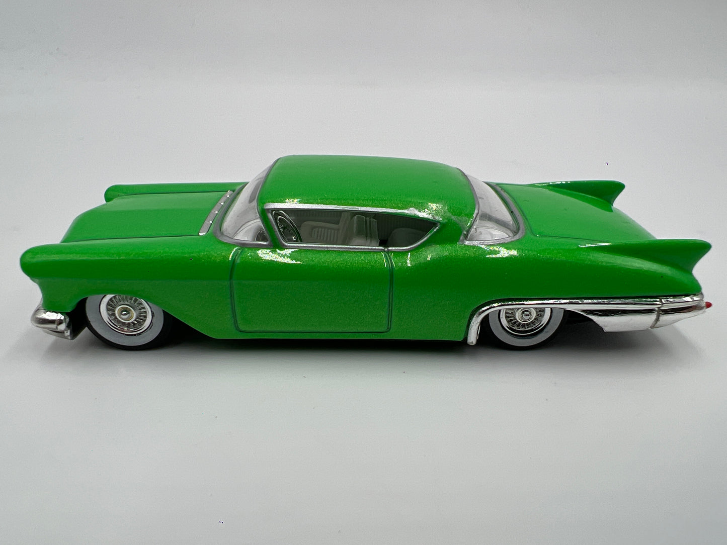 Hot Wheels Collectibles 1/64 Legends John D’Agostino 1957 Cadillac Eldorado Green Loose