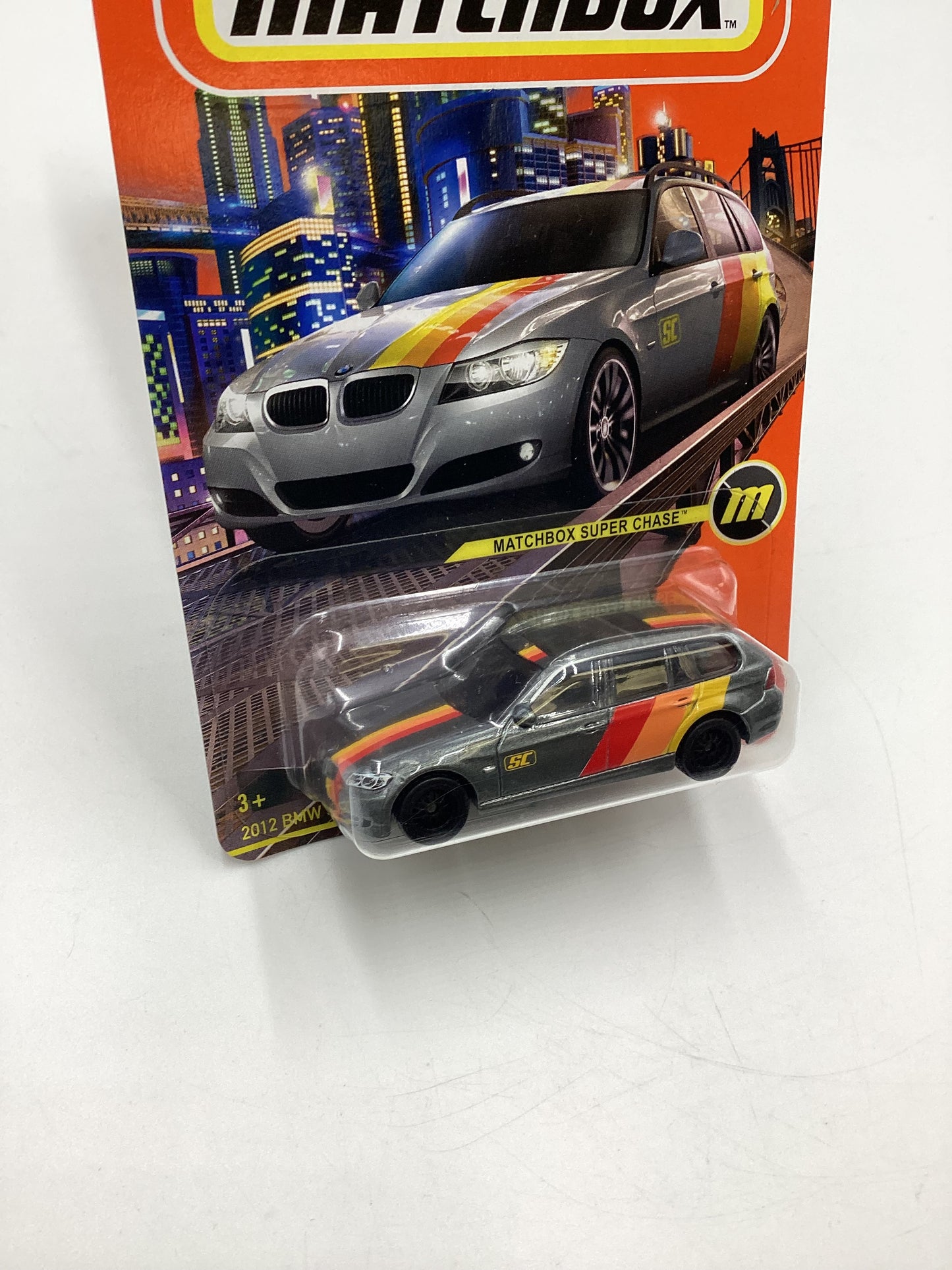 2024 Matchbox Super Chase 2012 BMW 3 Series Touring Gray