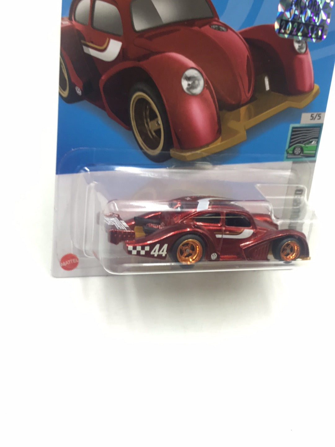 2022  hot wheels super treasure hunt Volkswagen Kafer Racer Factory sealed sticker W/ Protector