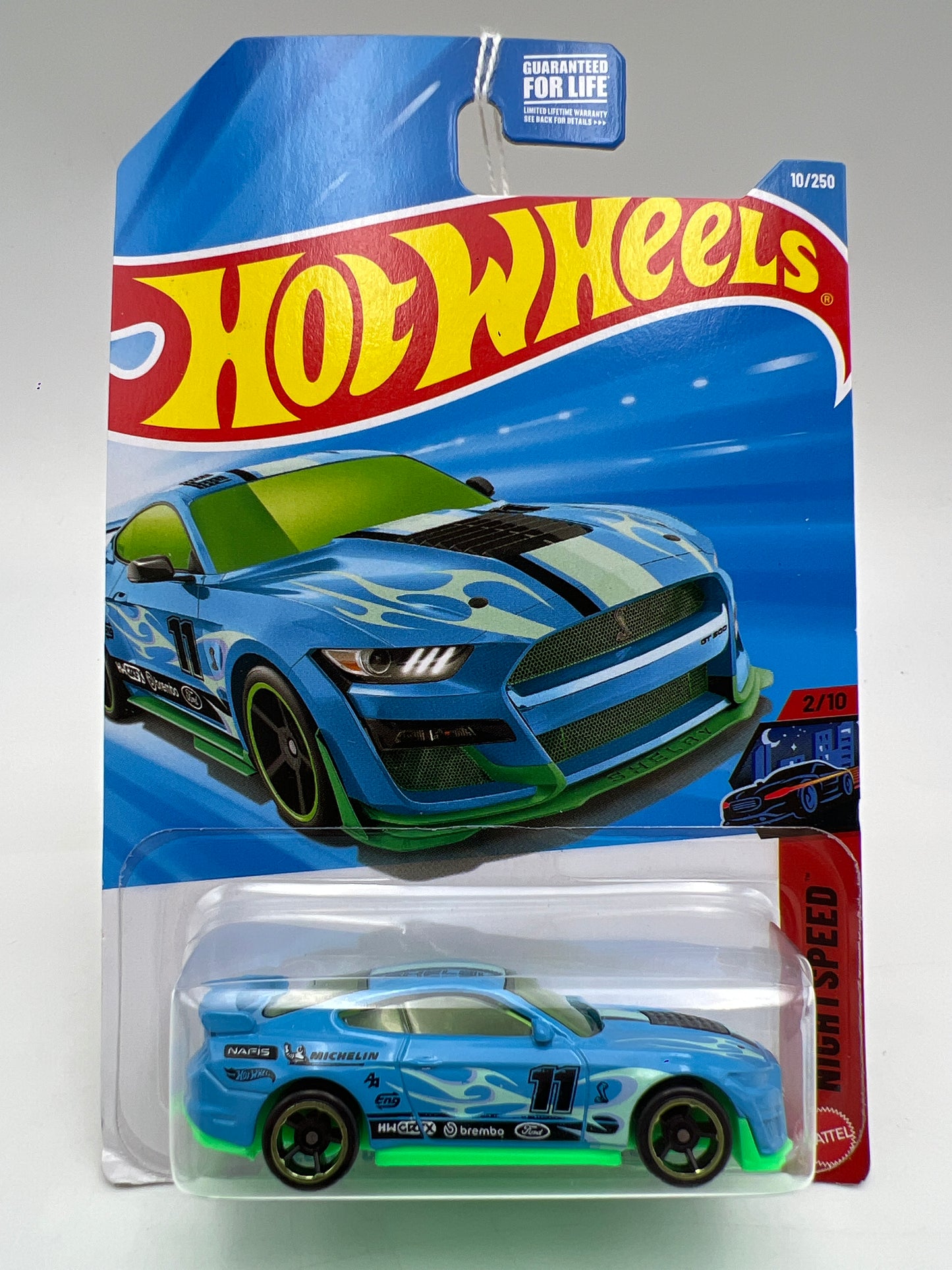 2026 Hot Wheels Kroger Exclusive #10 2020 Ford Mustang Shelby GT500 Light Blue SR