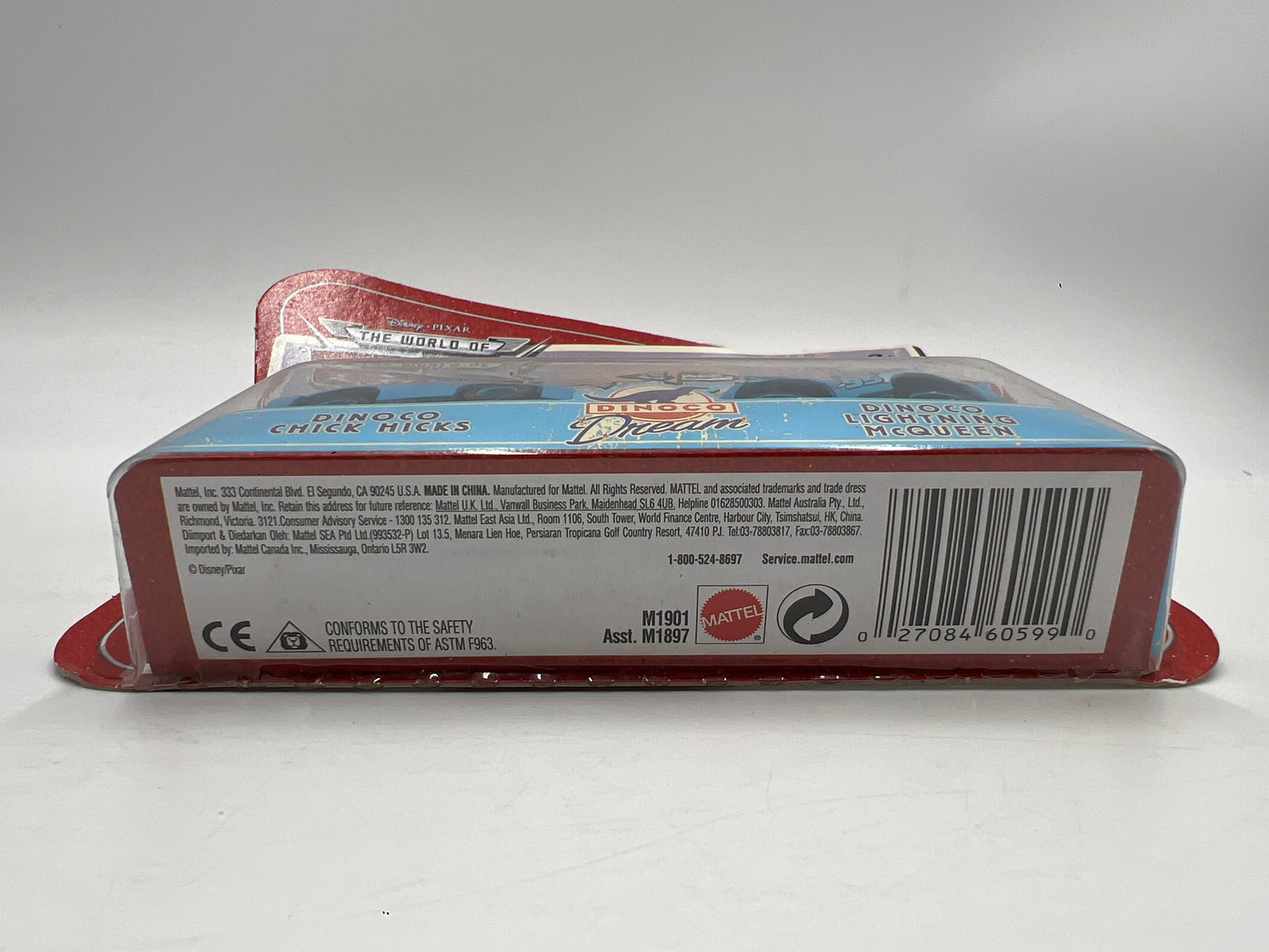 Disney Pixar The World Of Cars 2 Pack Mini Adventures Dinoco Dream Dinoco Chick Hicks & Lightning McQueen 142B