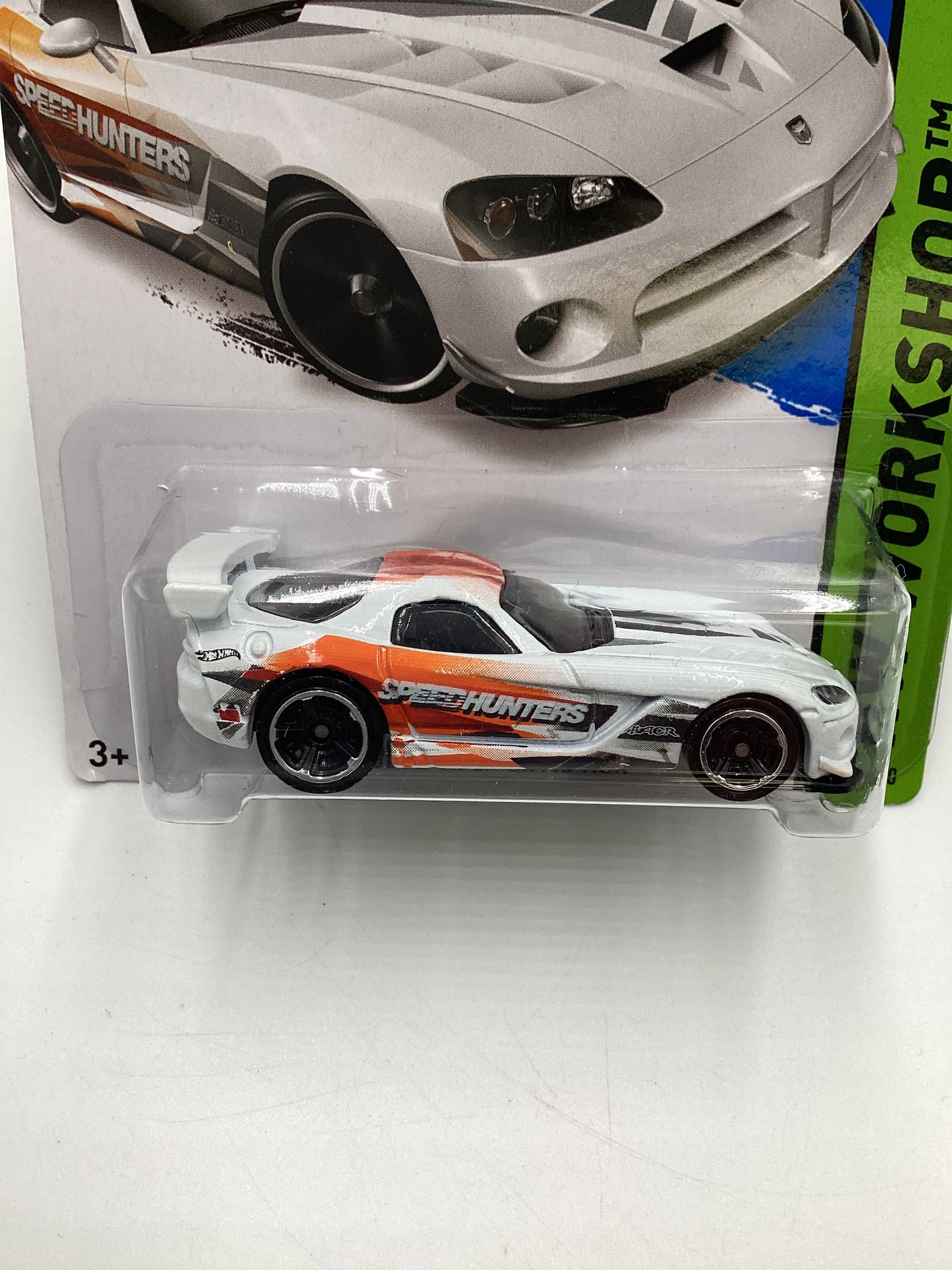 2015 Hot Wheels #236 DODGE VIPER SRT10 ACR White 39C