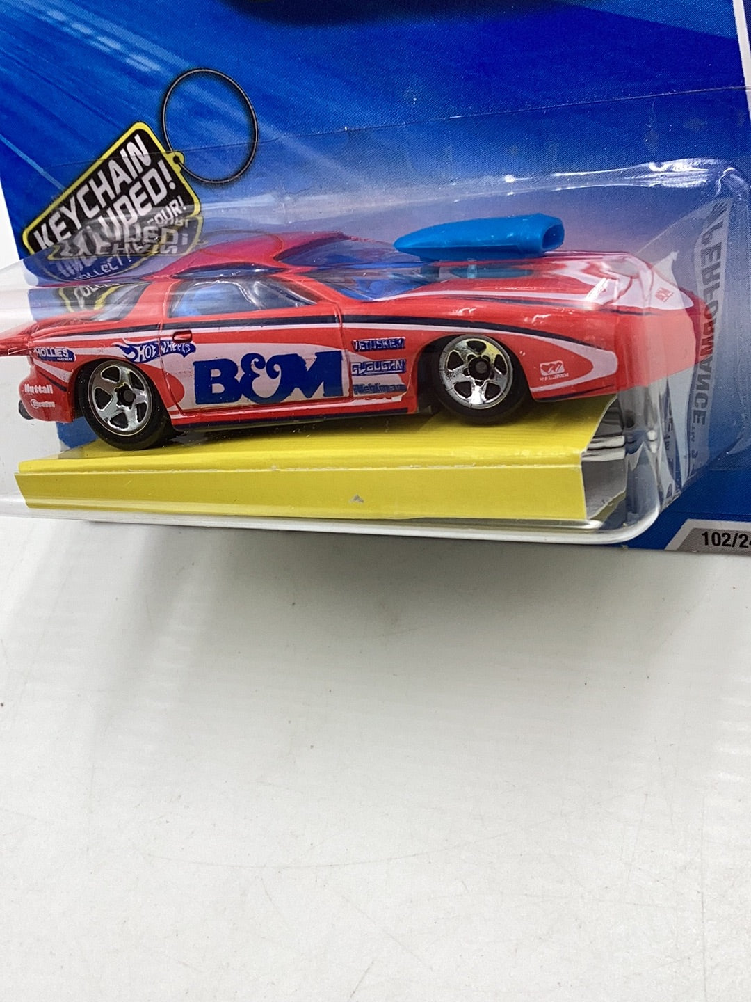 2010 Hot Wheels #102 Pro stock Firebird w/ twin mill III keychain Walmart exclusive 235G