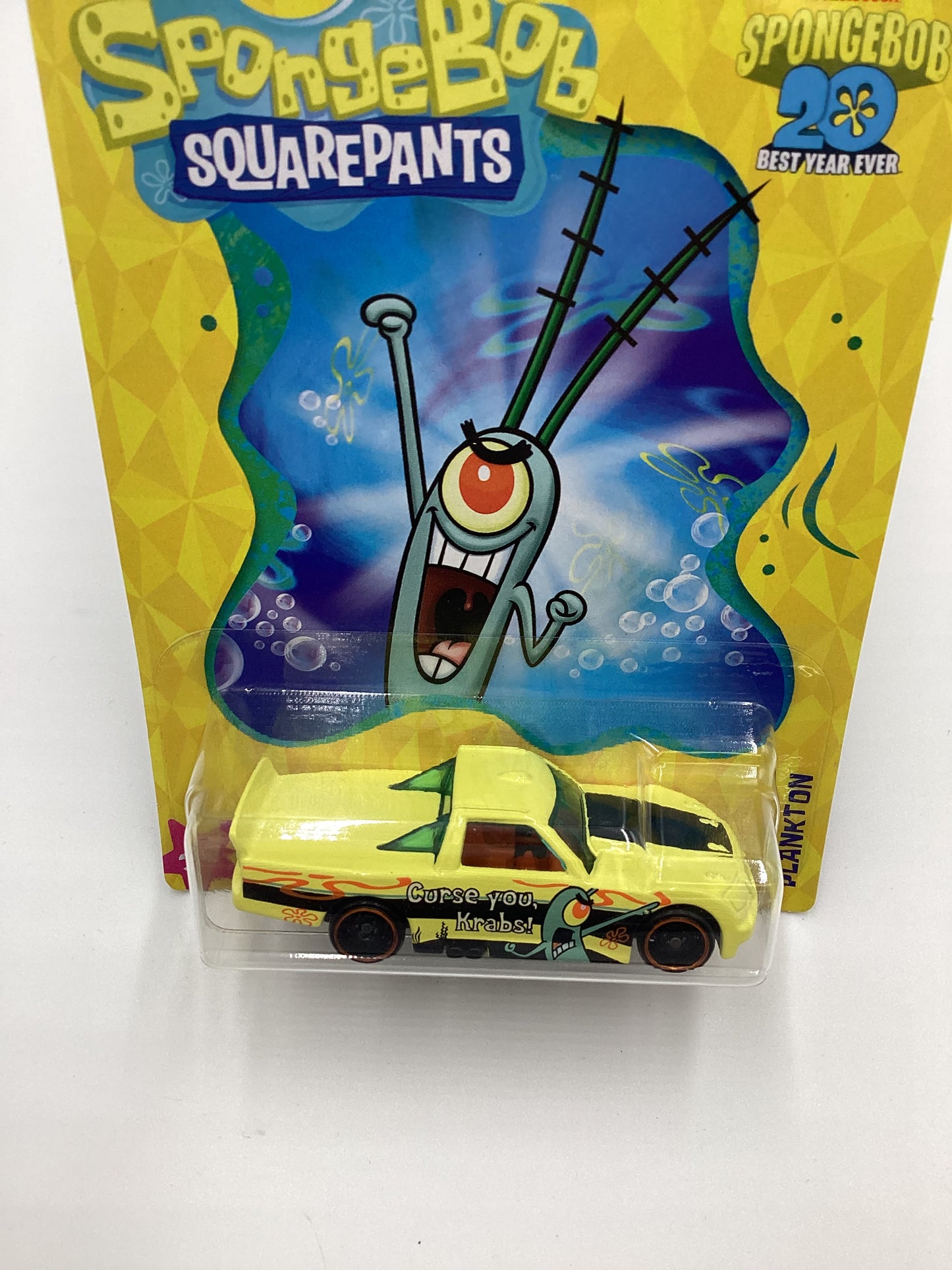 Hot Wheels Spongebob 20 Best Year Ever Set #3 Circle Tracker Yellow 161C