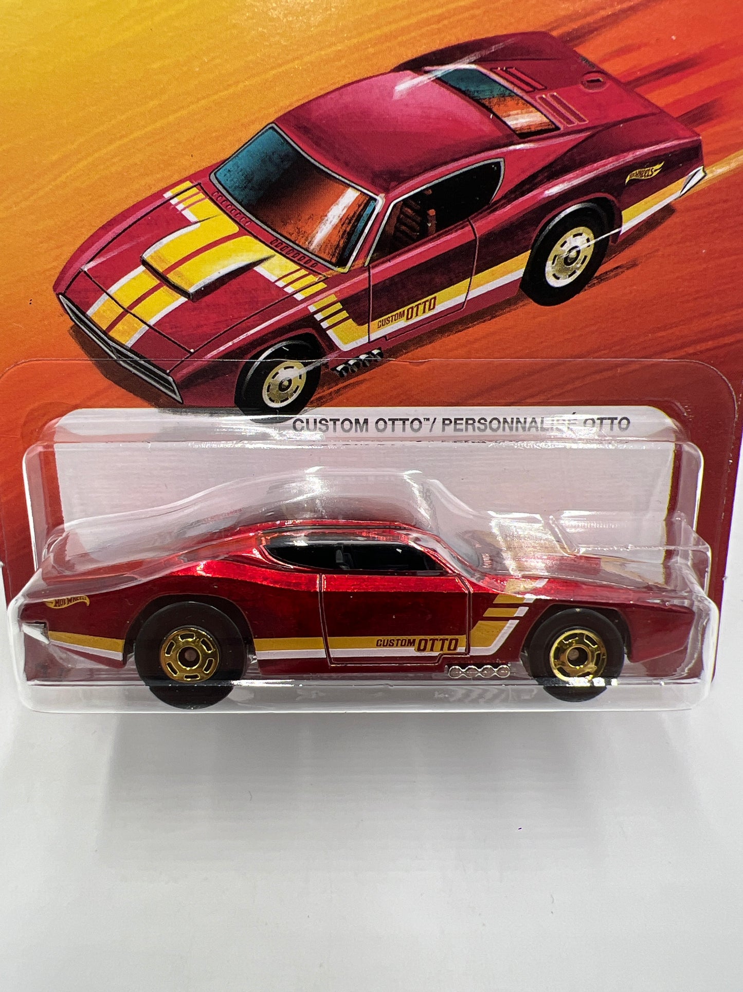 Hot Wheels Target Exclusive The Hot Ones #3 Custom Otto Red 164F