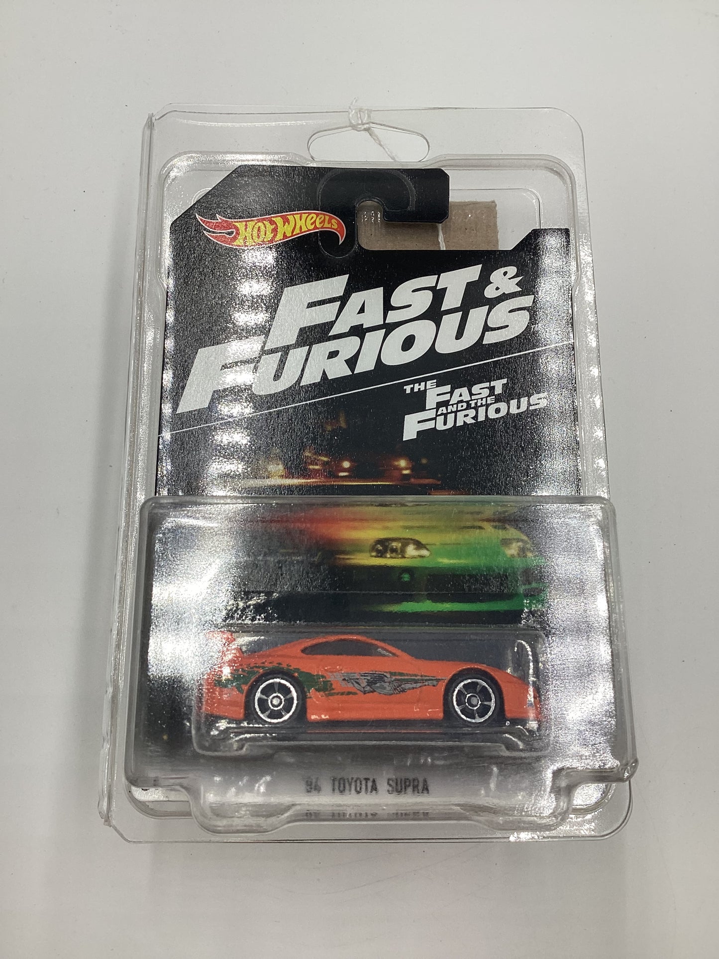 Hot Wheels 2016 Fast and furious #1 94 Toyota Supra Orange w/protector