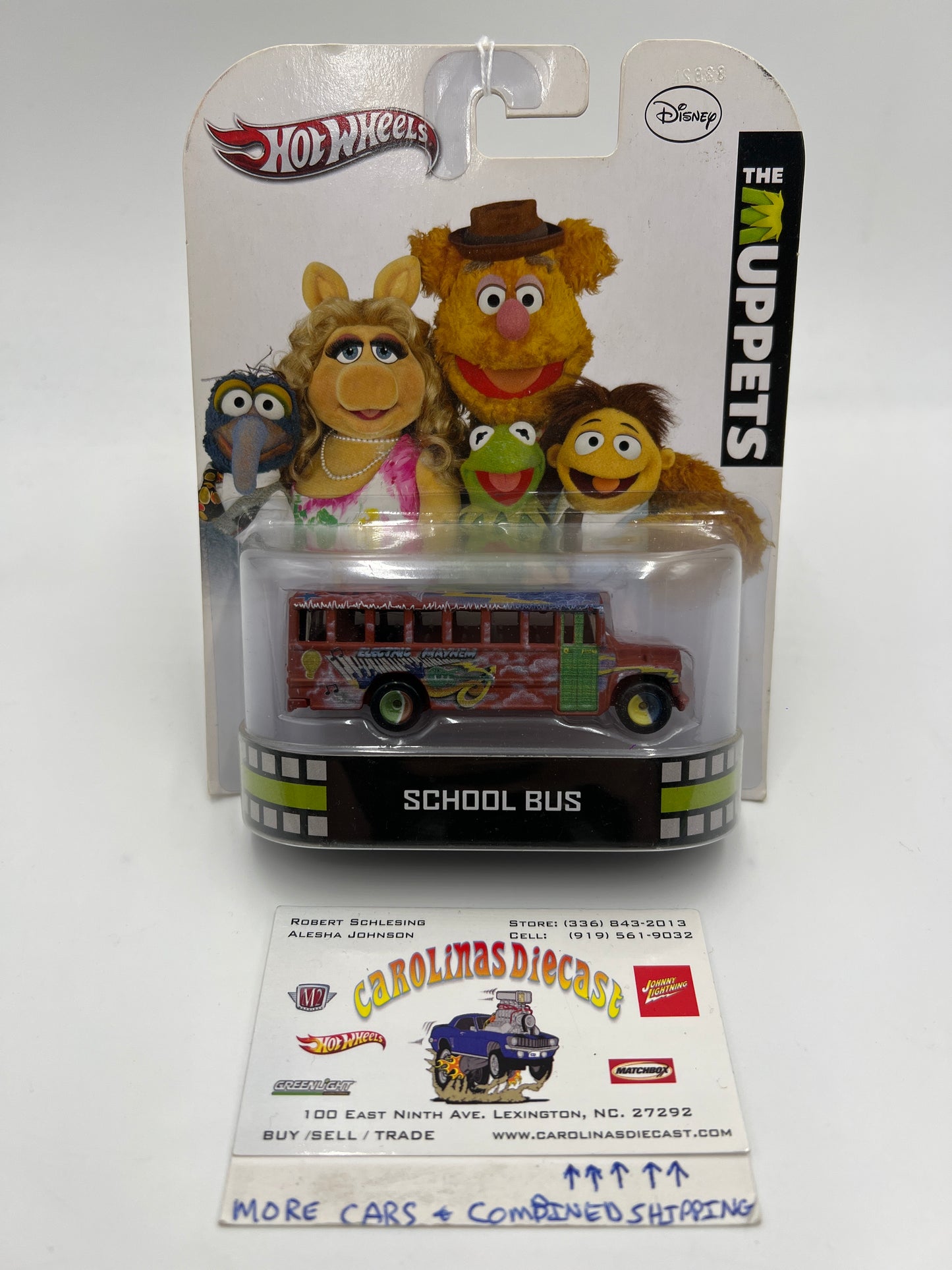 Hot Wheels Retro Entertainment The Muppets School Bus