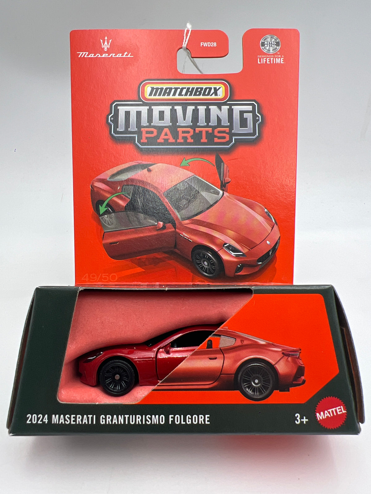 2026 Matchbox Moving Parts #49 2024 Maserati Granturismo Folgore Red