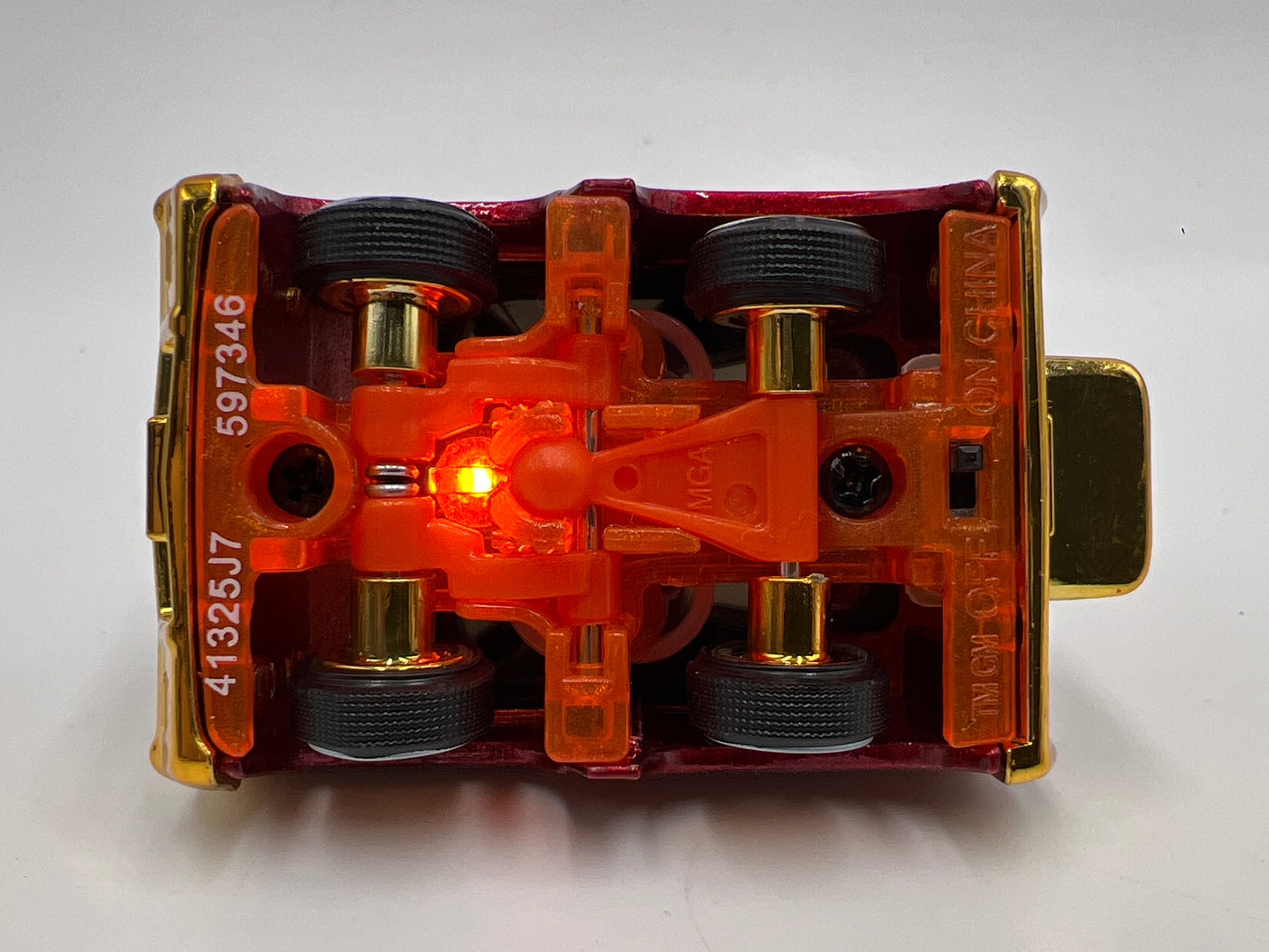 MGA Car Tuned Series 1 Show Glow Lowriders #8 64 Chevy Impala Red