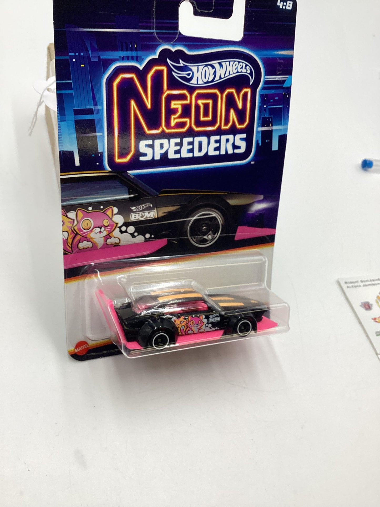 2025 Hot Wheels Neon Speeders #4 Mad Manga Black 159D