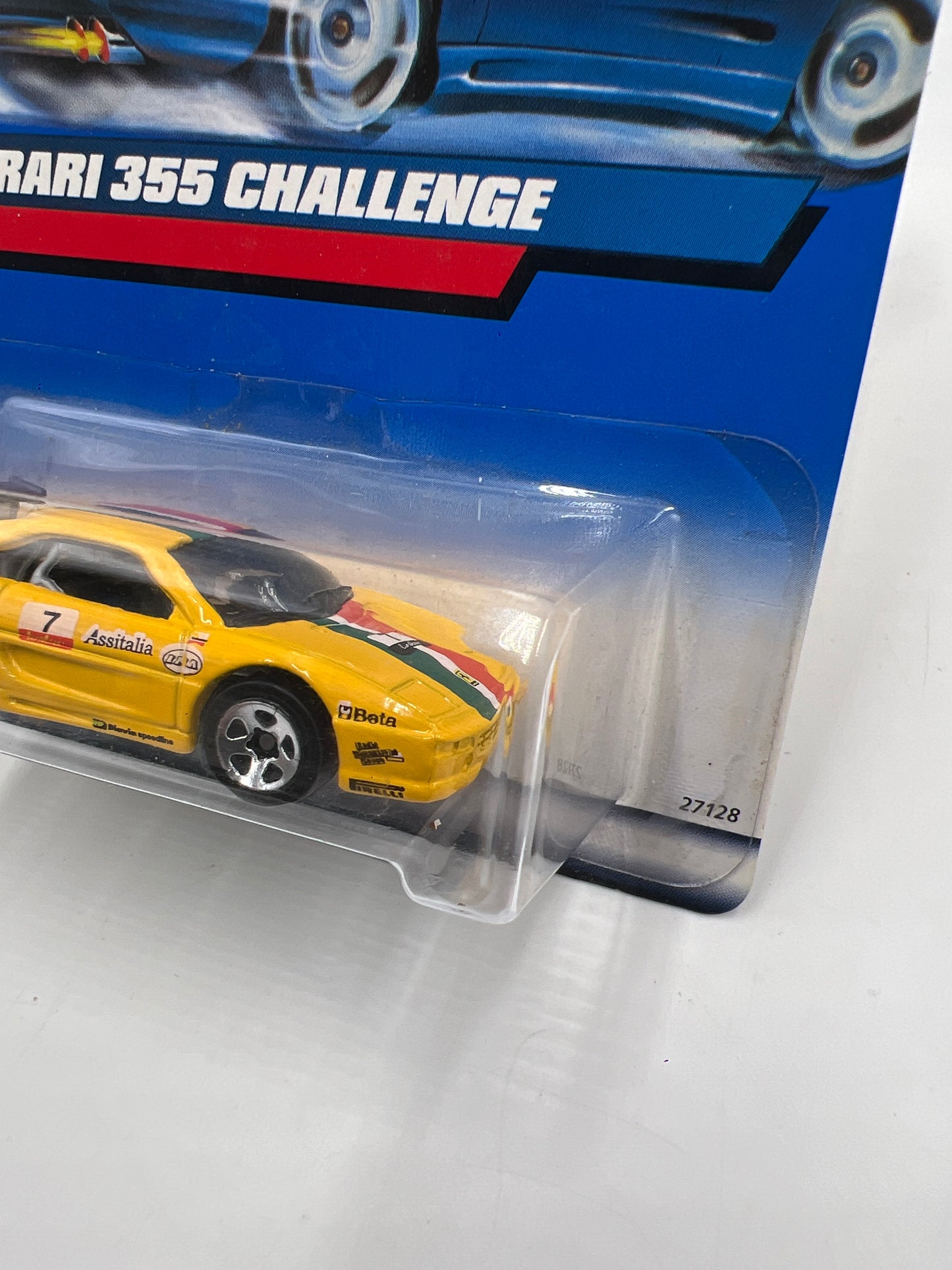 2000 Hot Wheels Model Series #162 Ferrari 355 Yellow Racing Decals 5SP Wheels