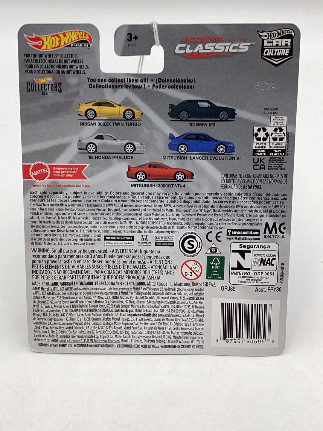 Hot wheels modern classics 4/5 Mitsubishi Lancer Evolution VI