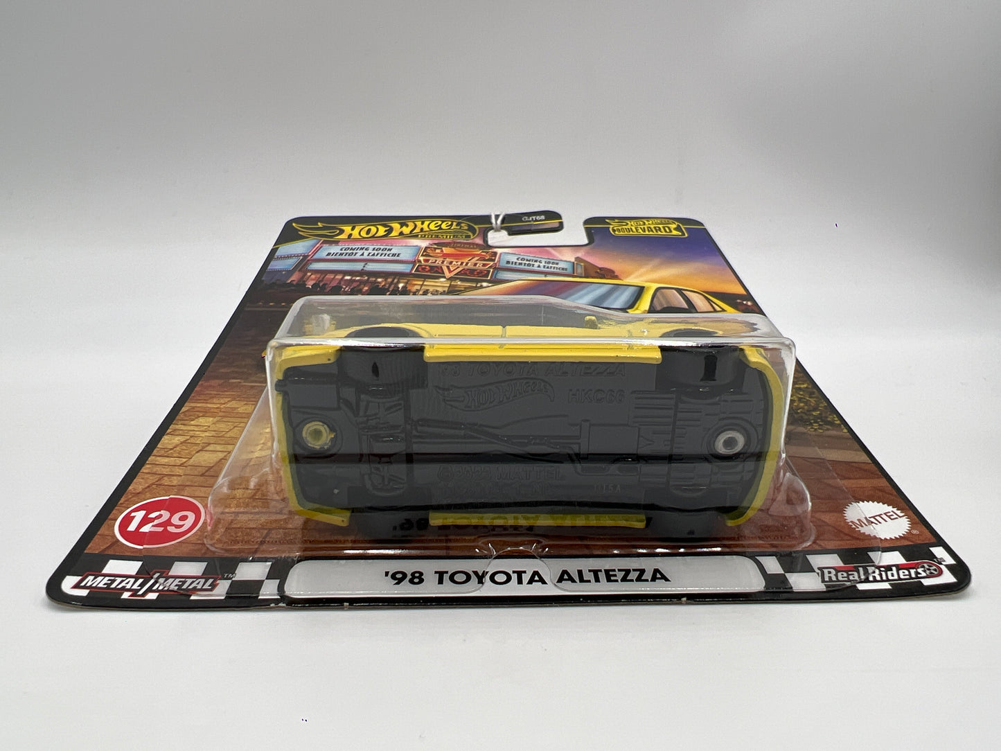 2025 Hot Wheels Premium Boulevard #129 98 Toyota Altezza Yellow 264F