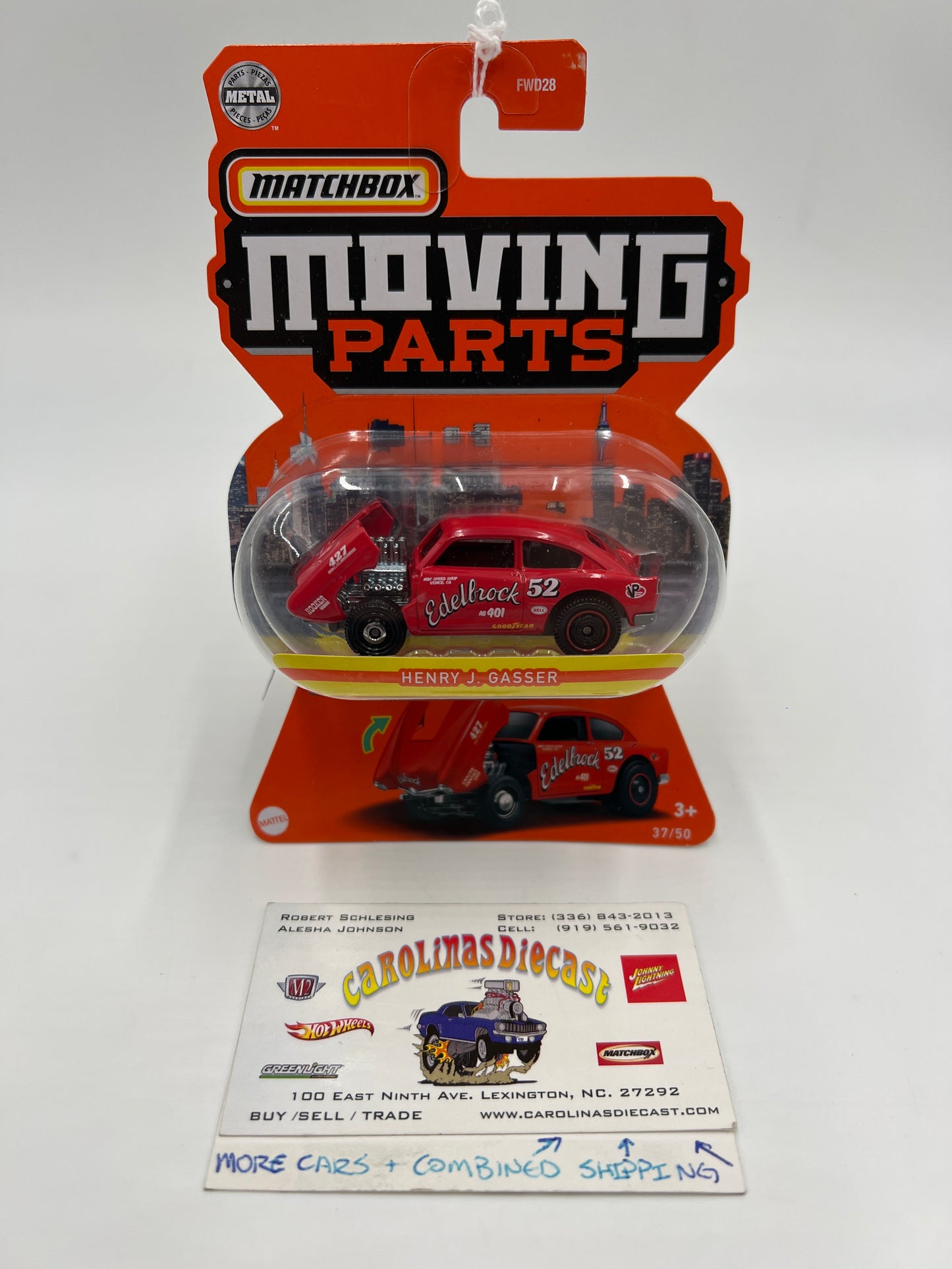 Matchbox Moving Parts #37 Henry J Gasser Red