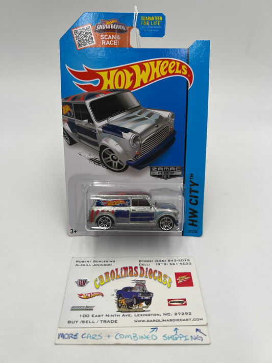 2015 Hot Wheels Walmart Exclusive Zamac 7 #27 67 Austin Mini Van 145C