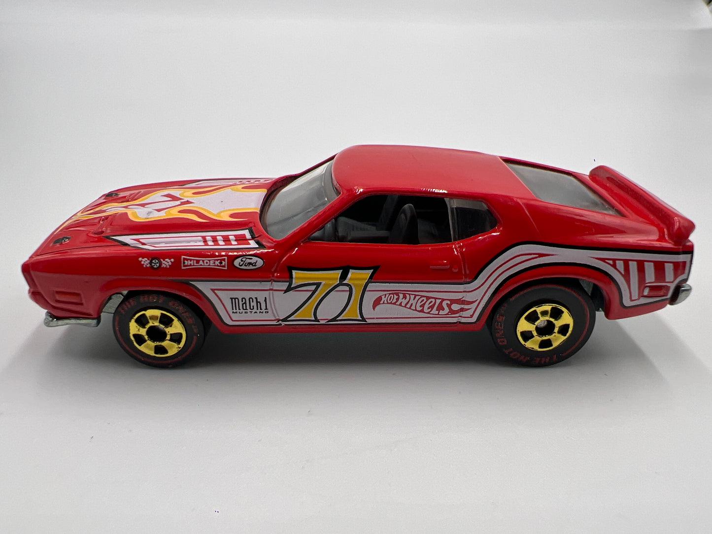 2011 Hot Wheels The Hot Ones CHASE 71 Ford Mustang Mach 1 Red Loose