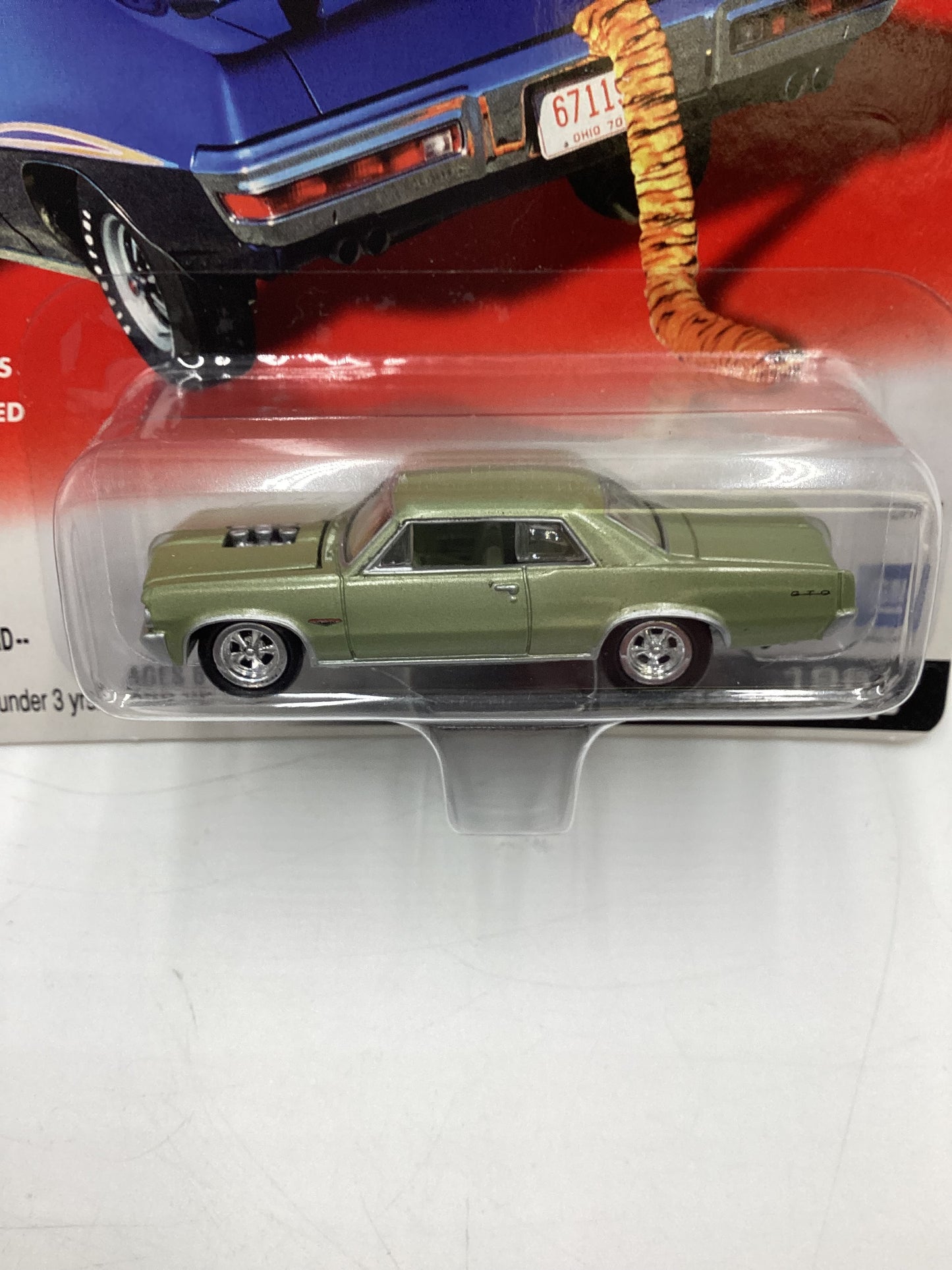 Johnny Lightning Pontiac GTO 1964 Hardtop Green 185C