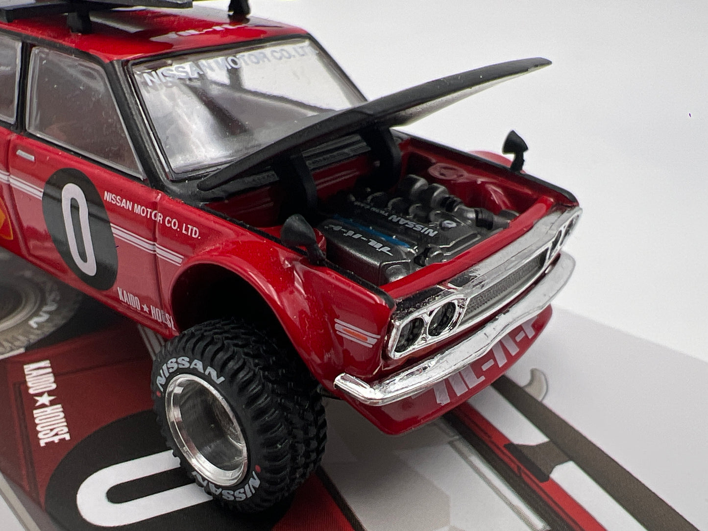 Mini GT x Kaido House #054 Datsun 510 Wagon 4x4 Red