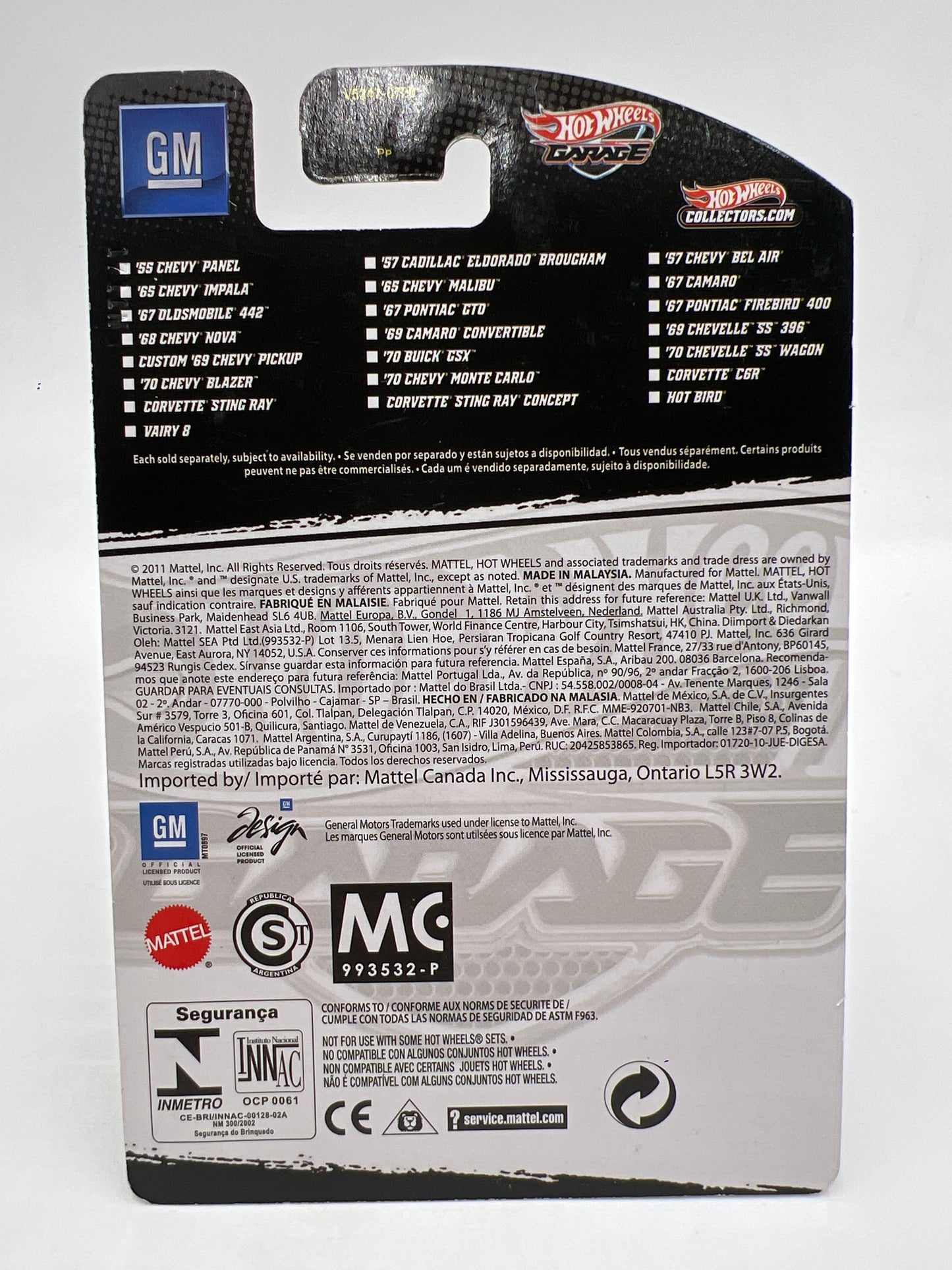 Hot Wheels Premium Garage Series Toys R Us Exclusive 67 Camaro Red W/Protector VHTF