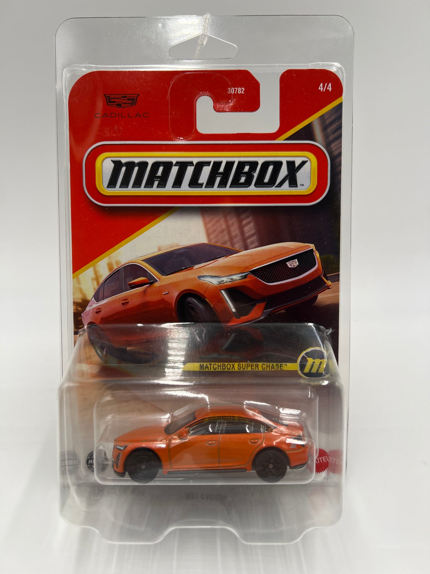 2025 Matchbox Super Chase 2021 Cadillac CT5-V Orange W/Protector